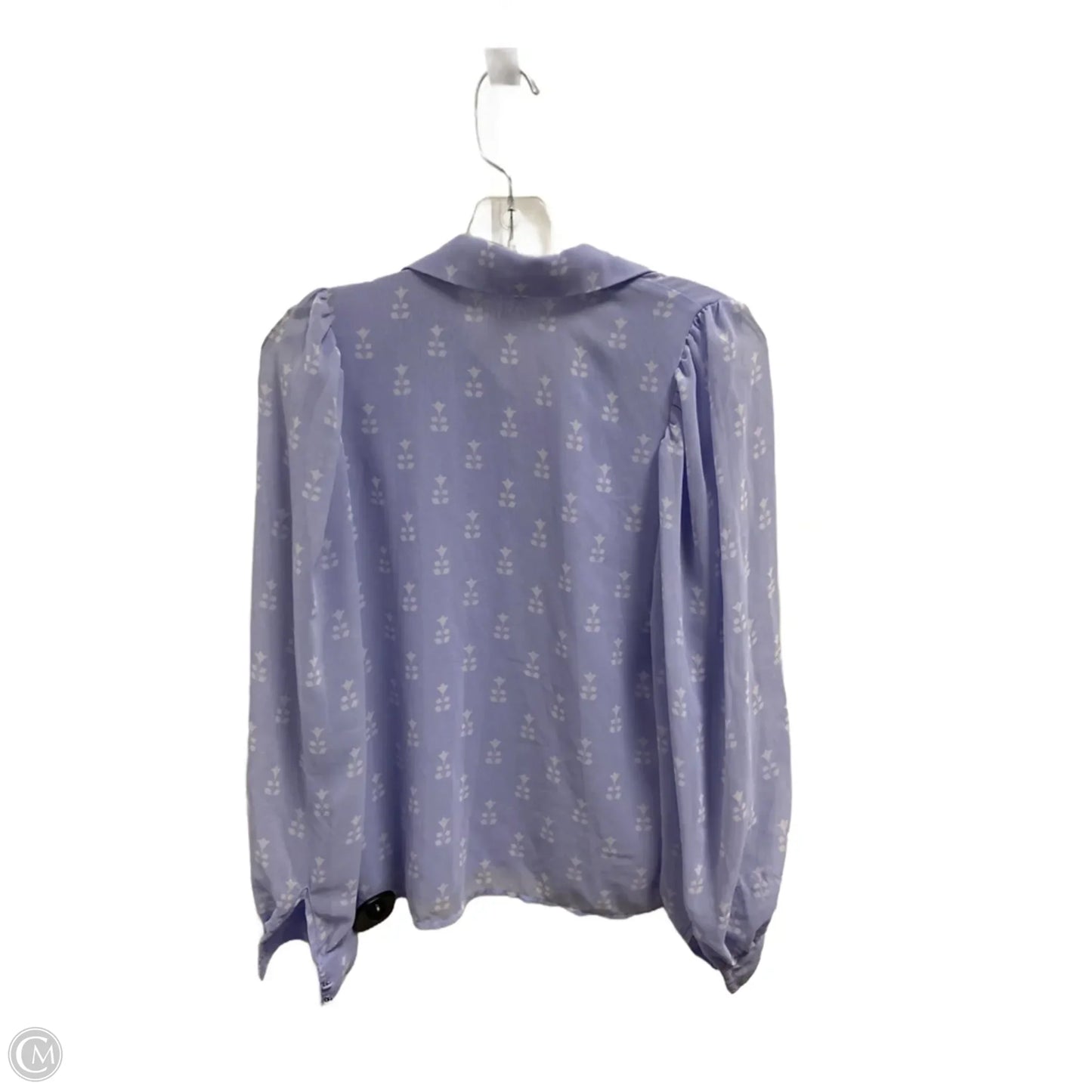 Top Long Sleeve By Ann Taylor In Blue, Size: Xsp