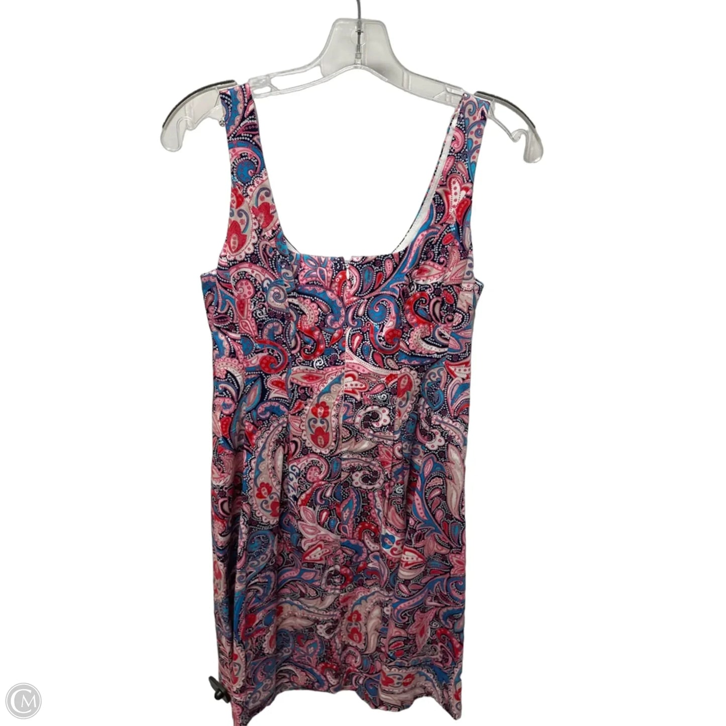 Dress Work By Nine West In Blue & Pink, Size: S