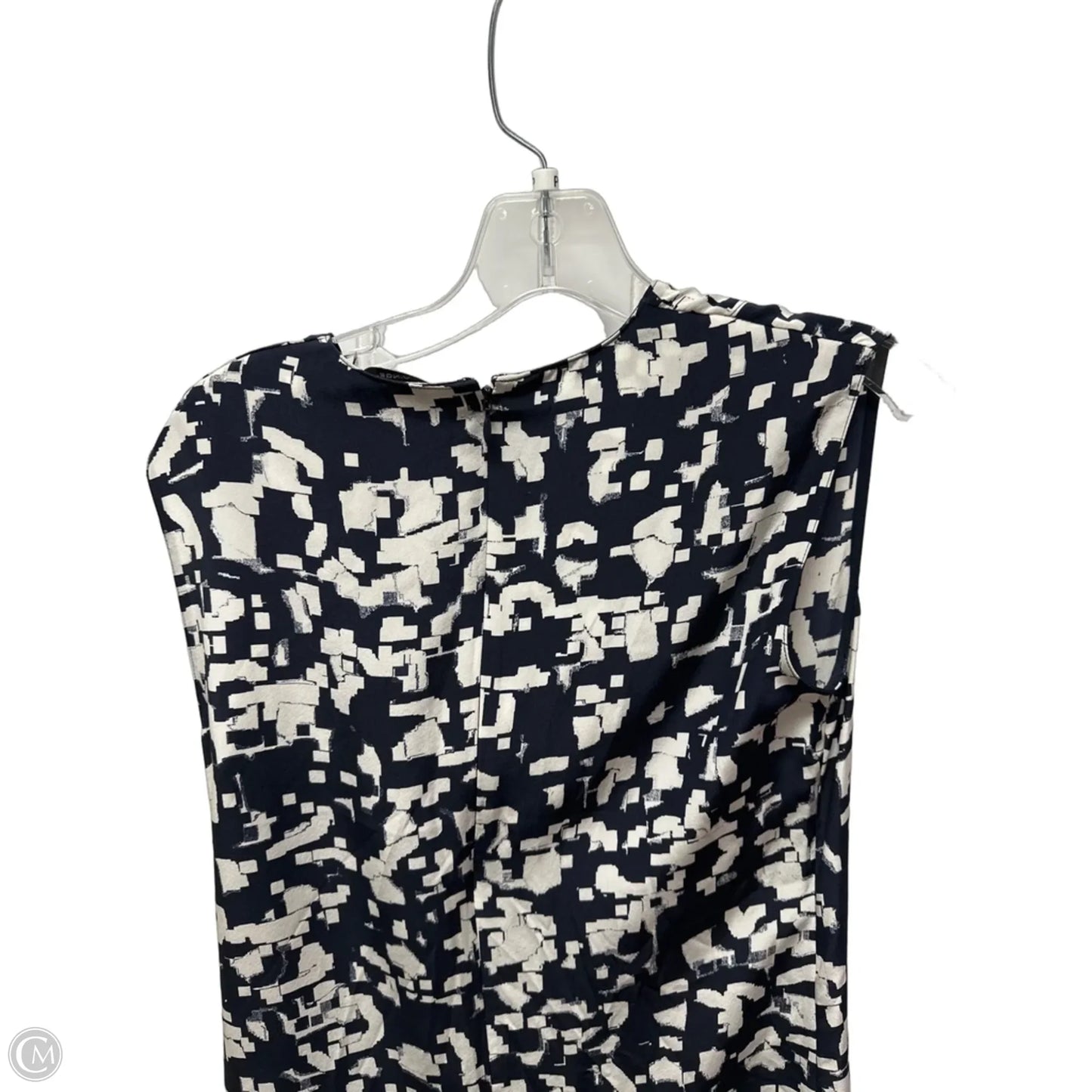 Dress Casual Midi By Vince In Blue & White, Size: Xs