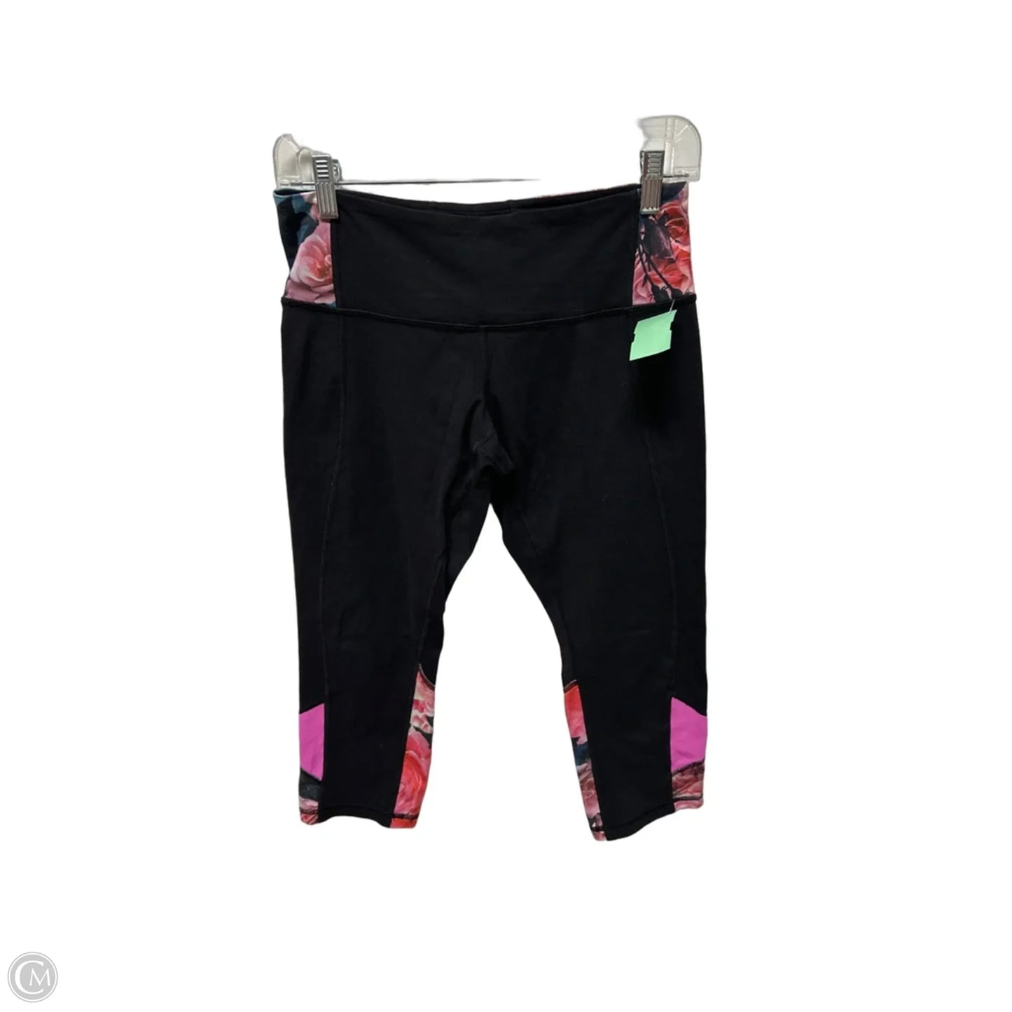 Athletic Leggings Capris By Lululemon In Floral Print, Size: M