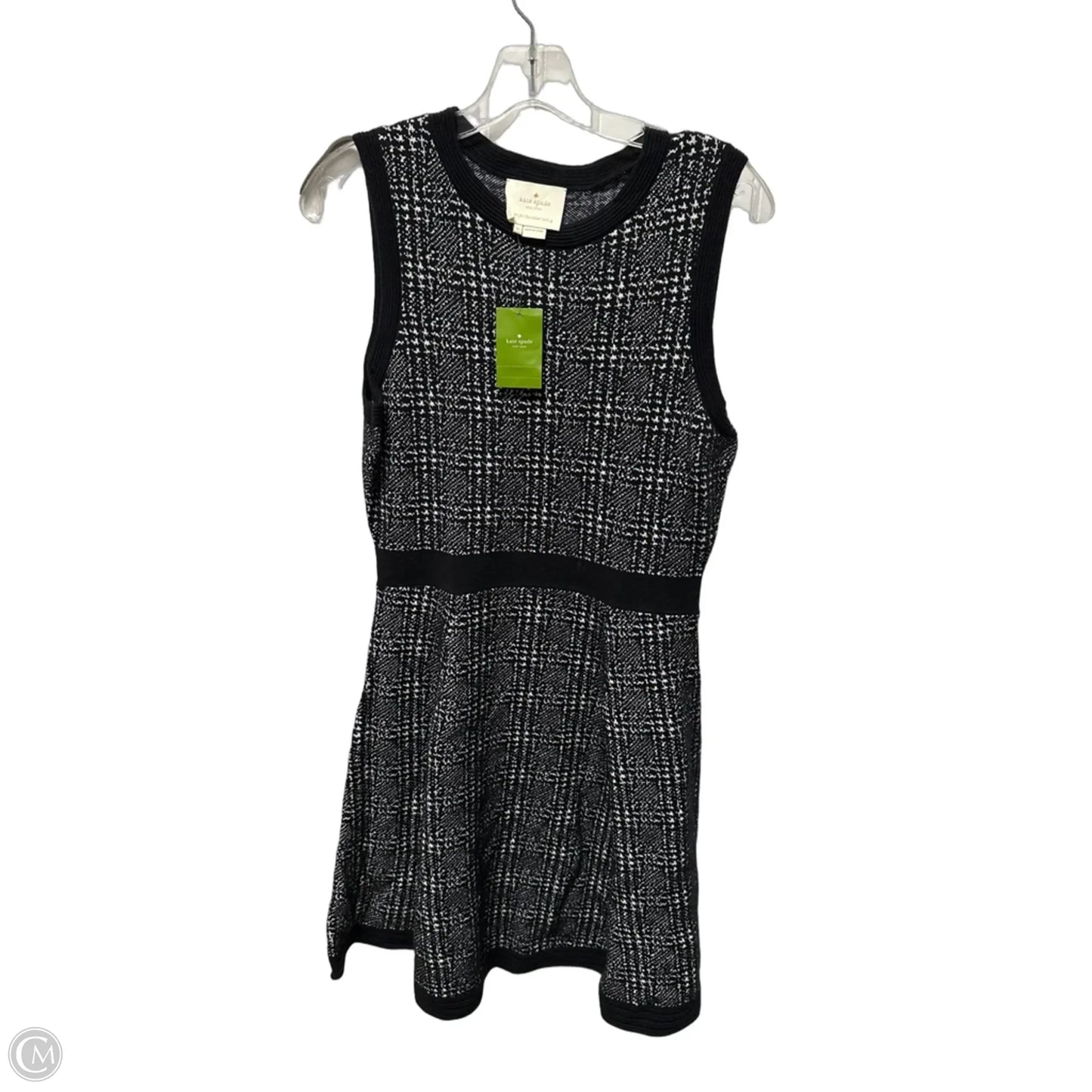 Dress Designer By Kate Spade In Black & White, Size: M