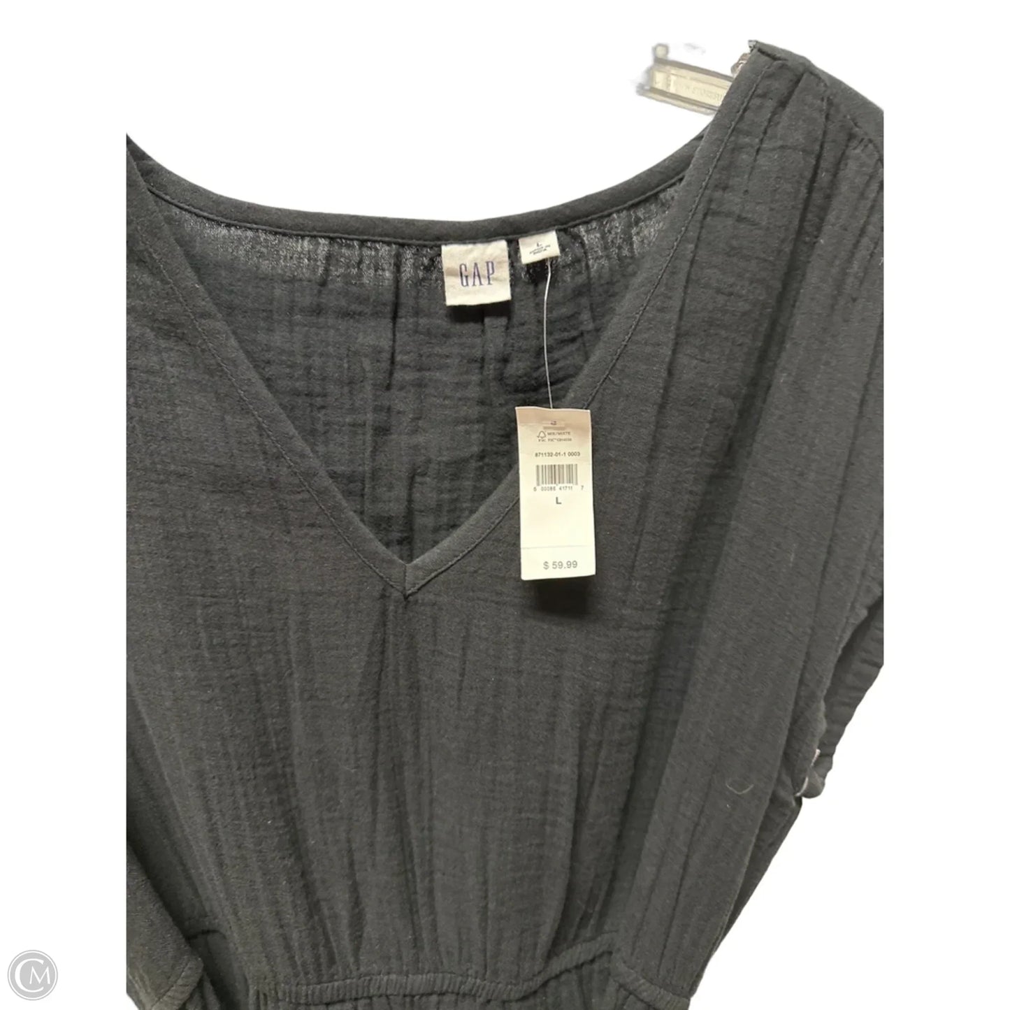 Dress Casual Midi By Gap In Black, Size: L