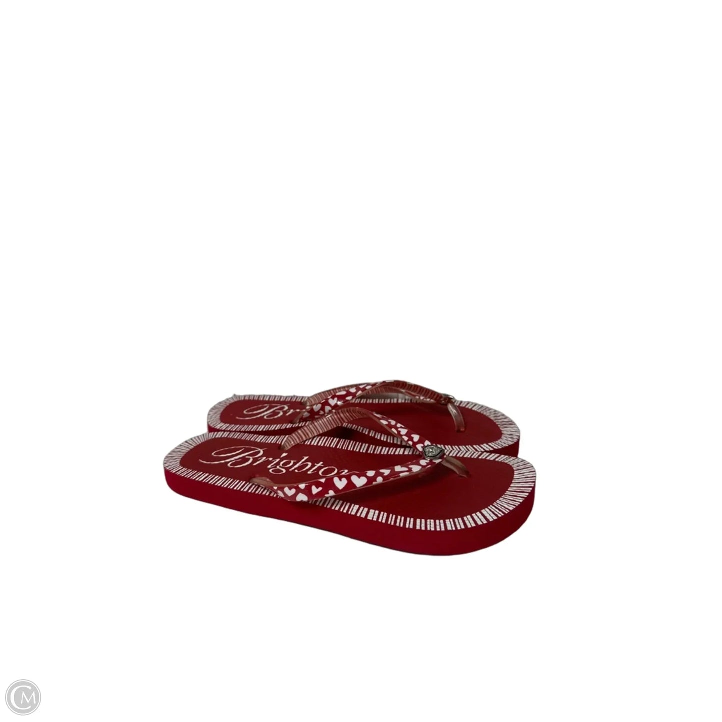 Sandals Flip Flops By Brighton In Red, Size: 6