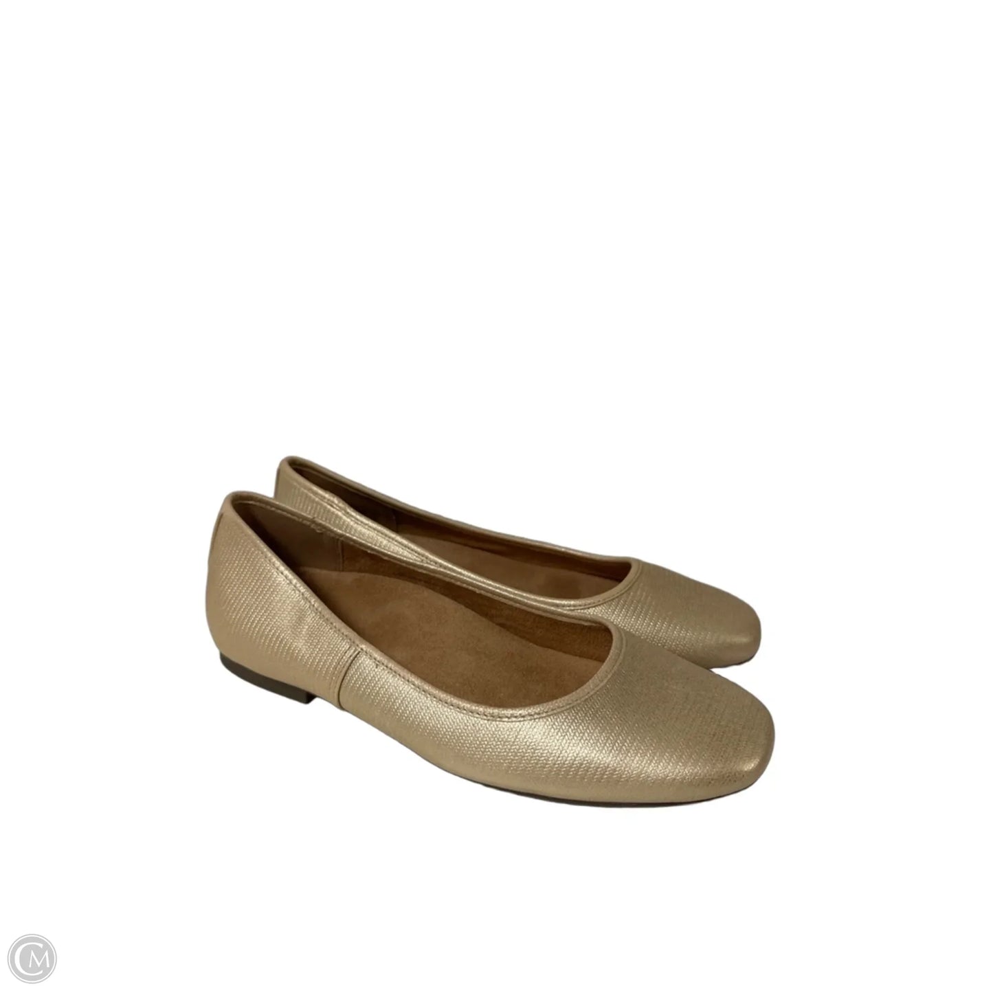 Shoes Flats By Vionic In Gold, Size: 8.5
