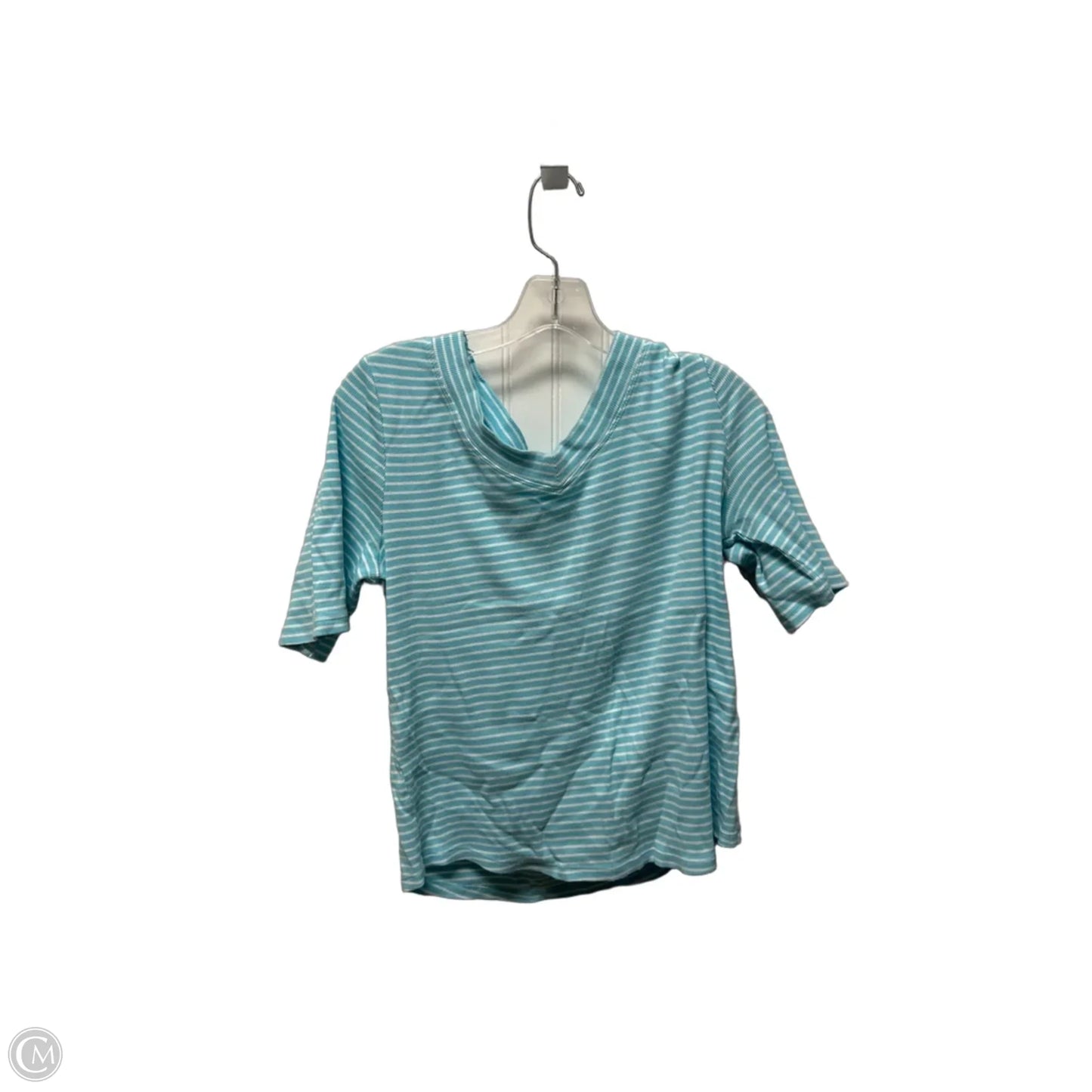 Top Short Sleeve Basic By Talbots In Striped Pattern, Size: Xl