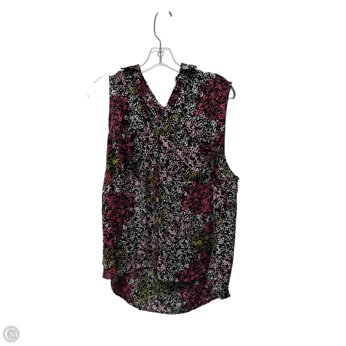 Top Sleeveless By Angels In Black & White, Size: 2x