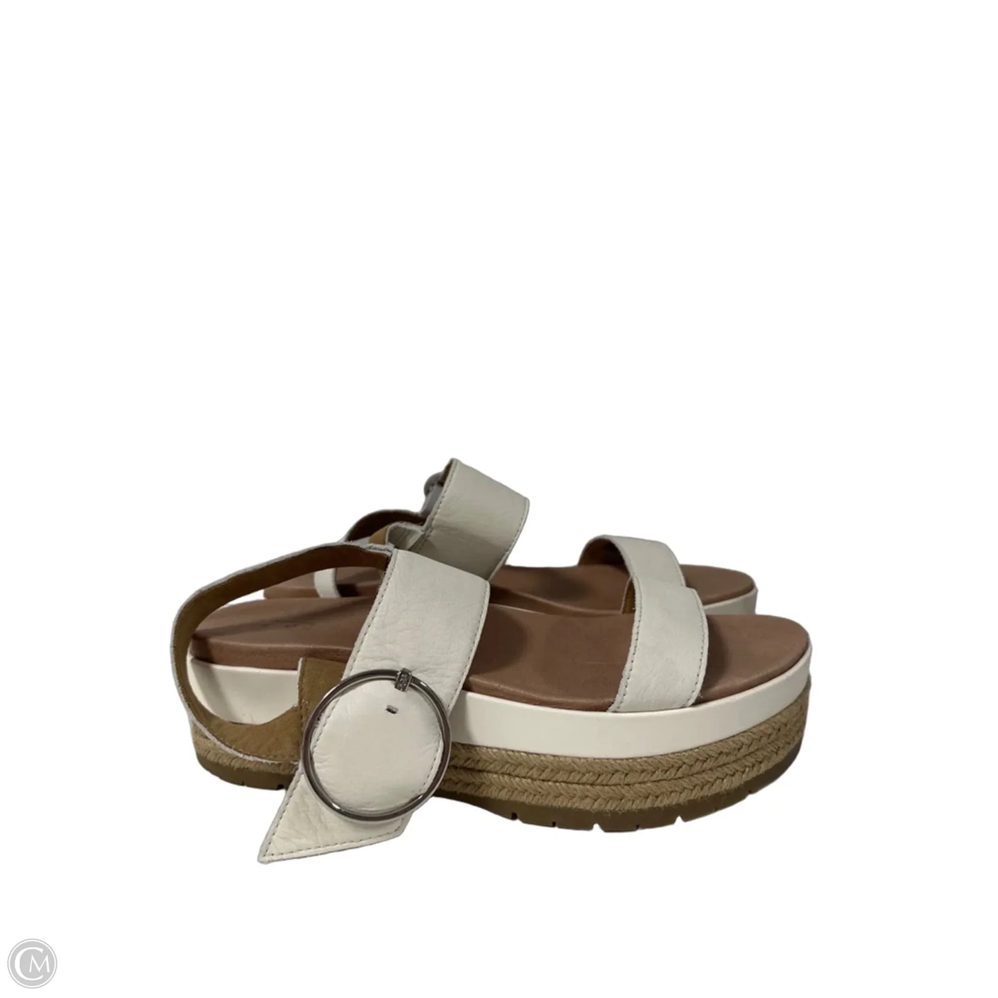 Sandals Designer By Ugg In White, Size: 9.5