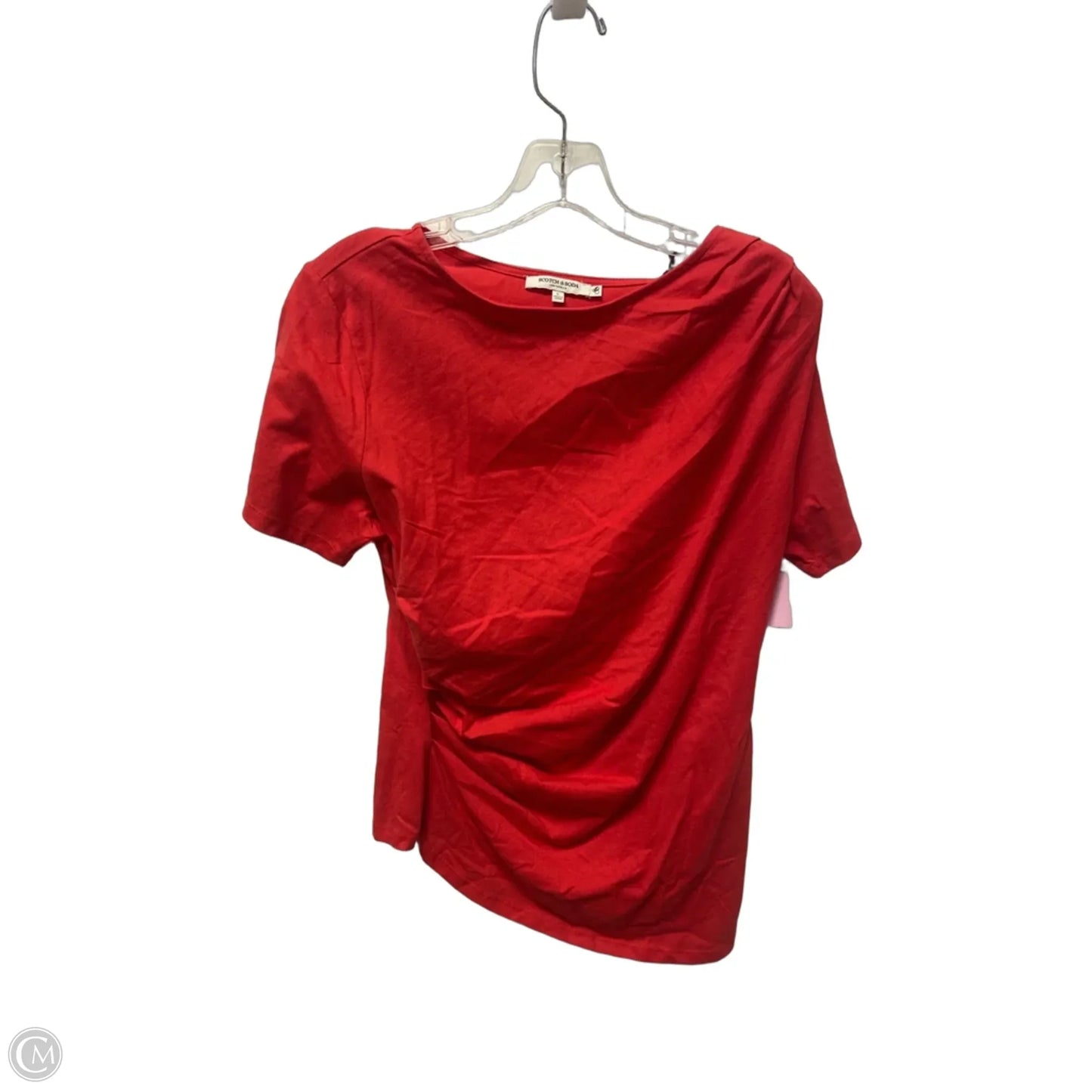 Top Short Sleeve Basic By Scotch & Soda In Red, Size: L