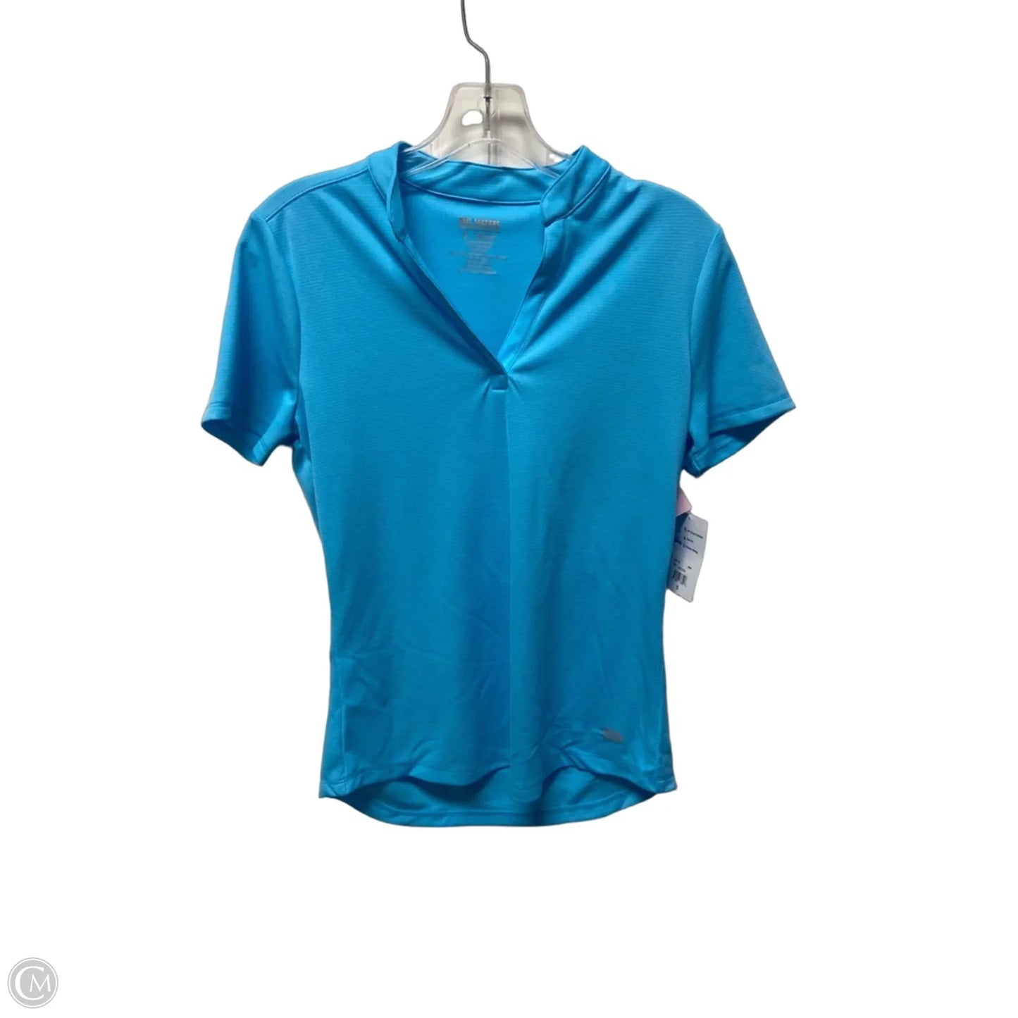 Athletic Top Short Sleeve By Reel Legends In Blue, Size: S
