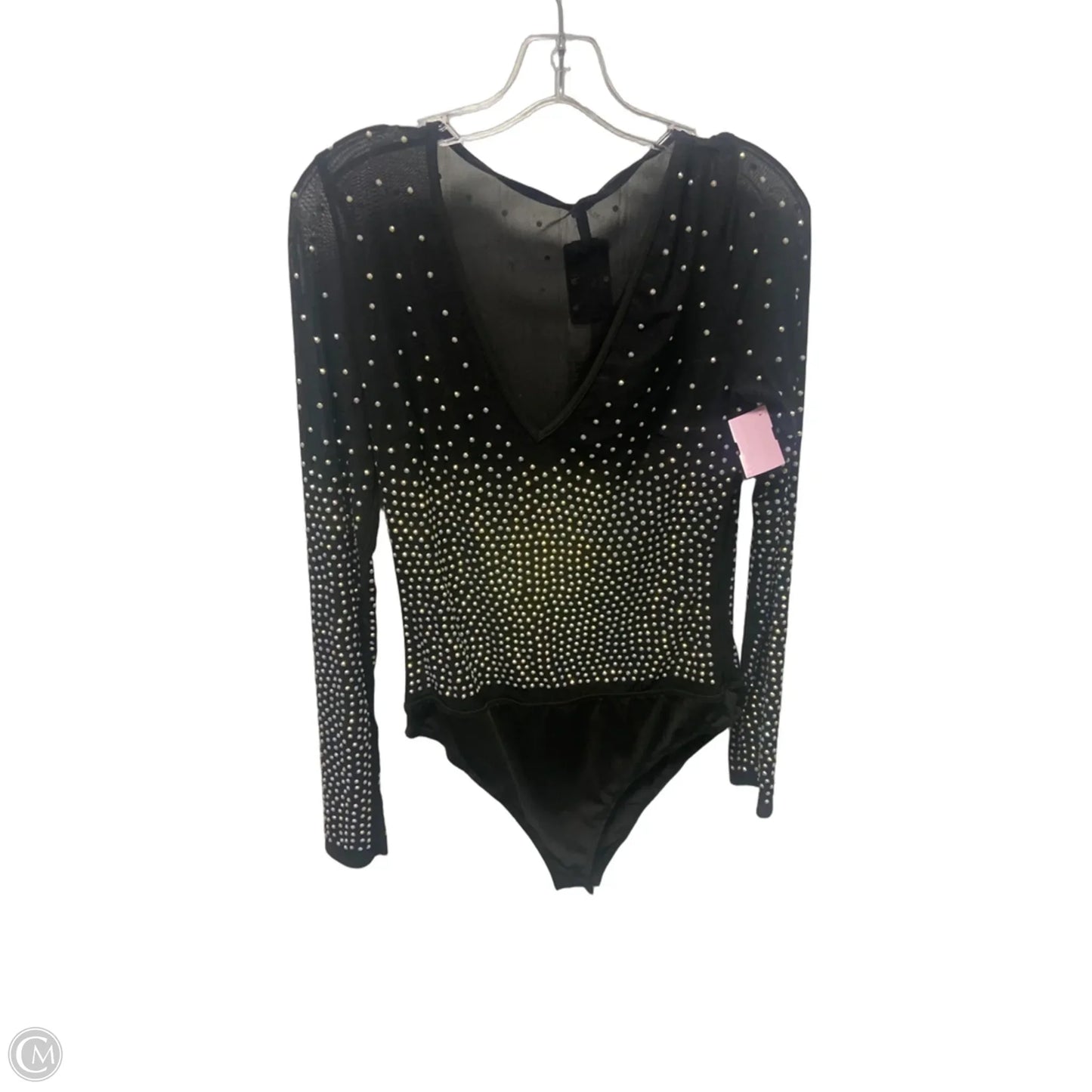 Bodysuit By Clothes Mentor In Black, Size: L