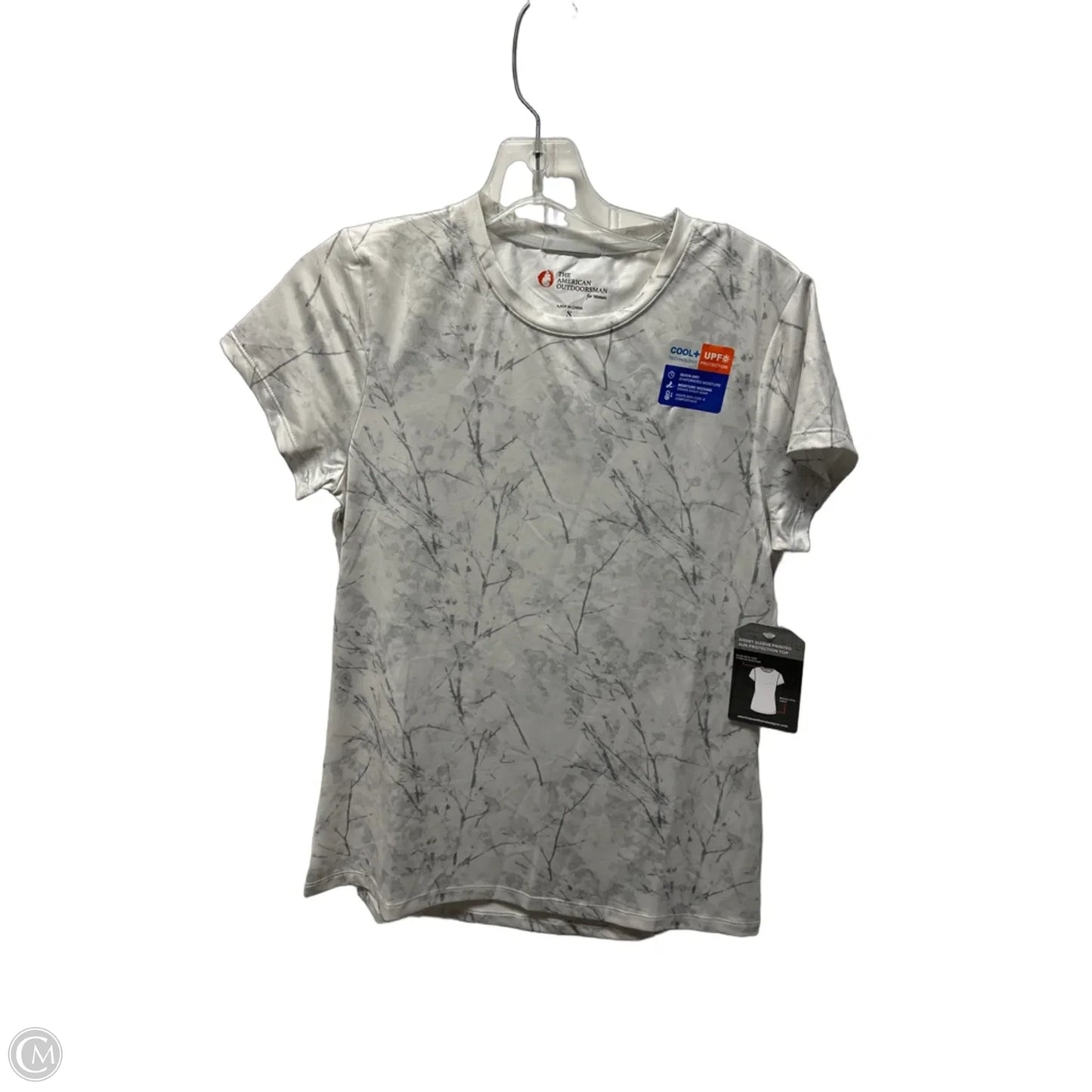 Athletic Top Short Sleeve By Clothes Mentor In Grey, Size: S