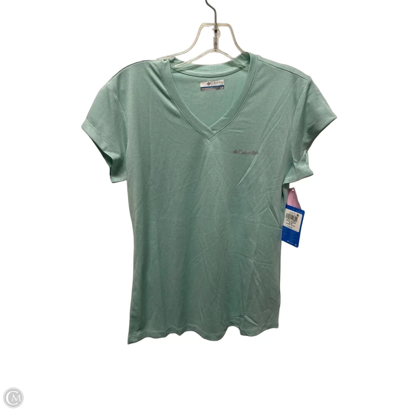 Athletic Top Short Sleeve By Columbia In Blue, Size: Sp