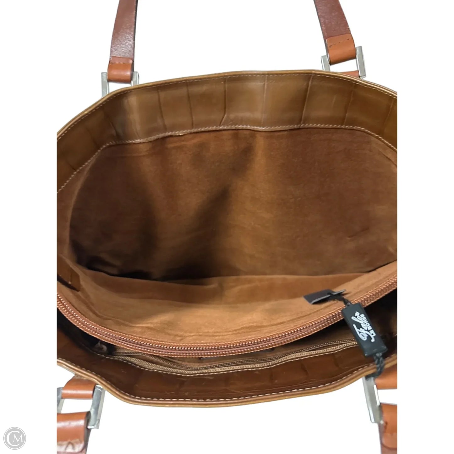 Handbag Leather By Clothes Mentor, Size: Large