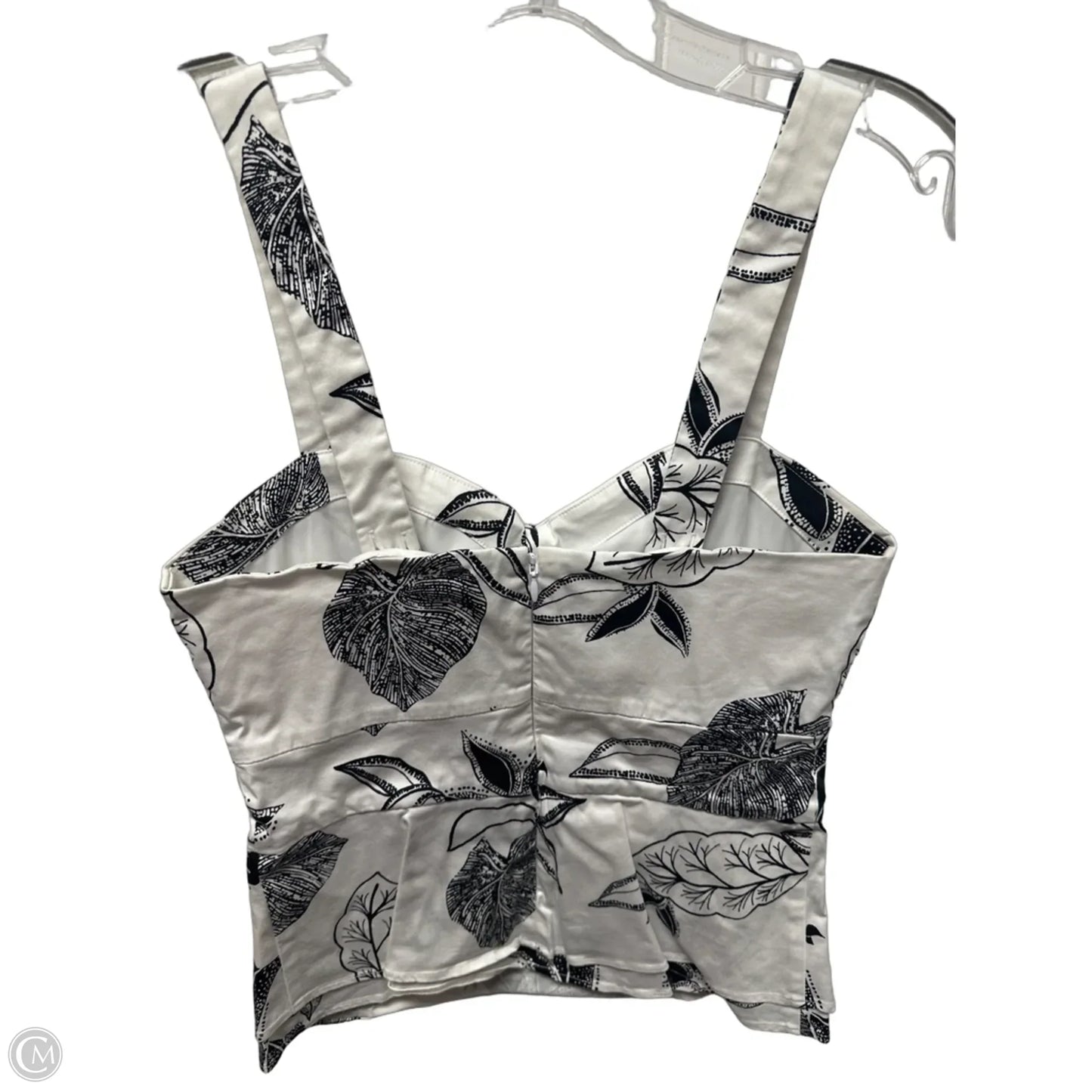 Top Sleeveless By White House Black Market In Black & White, Size: Xs