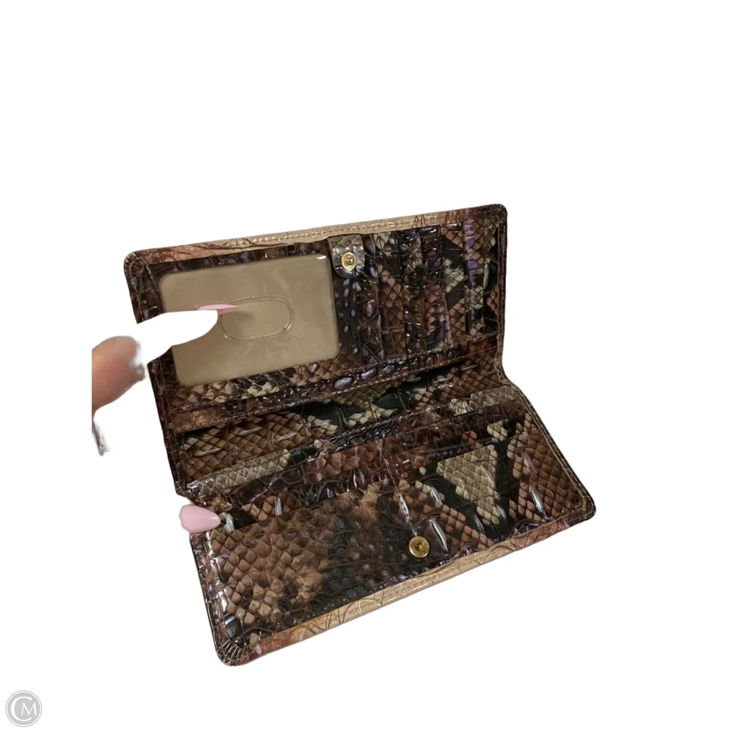 Wallet Designer By Brahmin, Size: Large