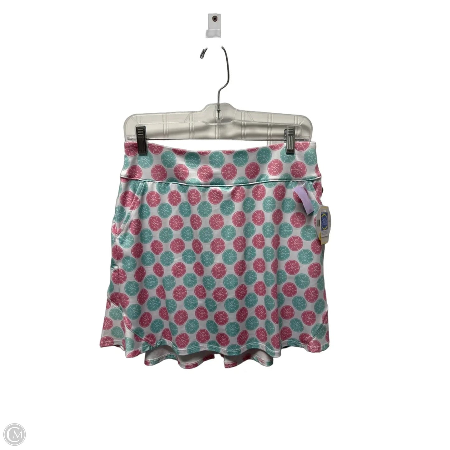 Athletic Skort By Coral Bay In Green & Pink, Size: Sp
