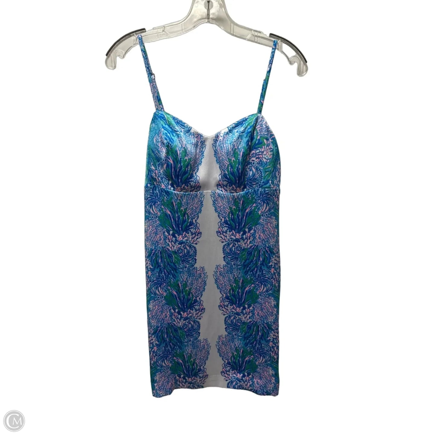 Dress Designer By Lilly Pulitzer In Blue & White, Size: Xs