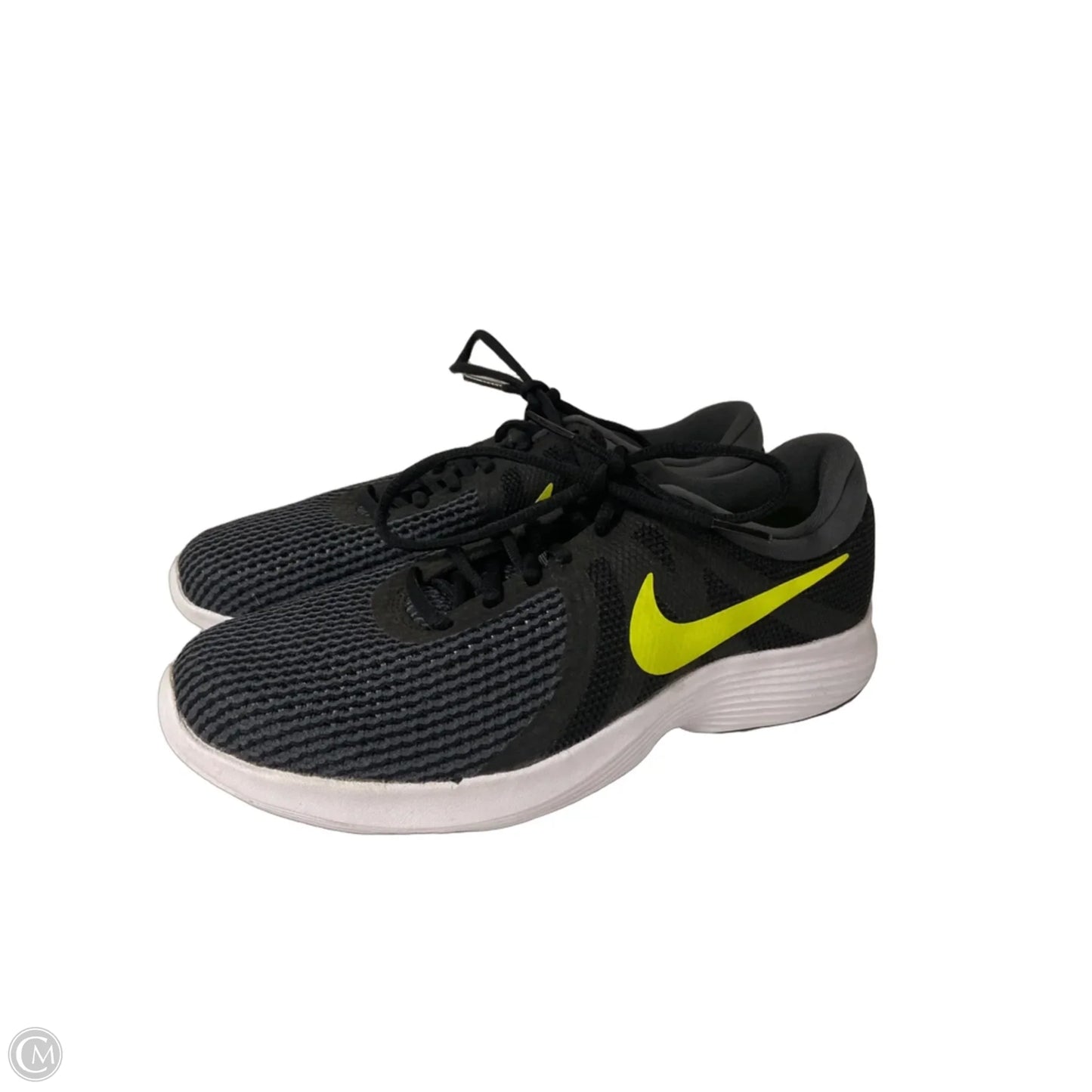 Shoes Athletic By Nike In Black & Green, Size: 8