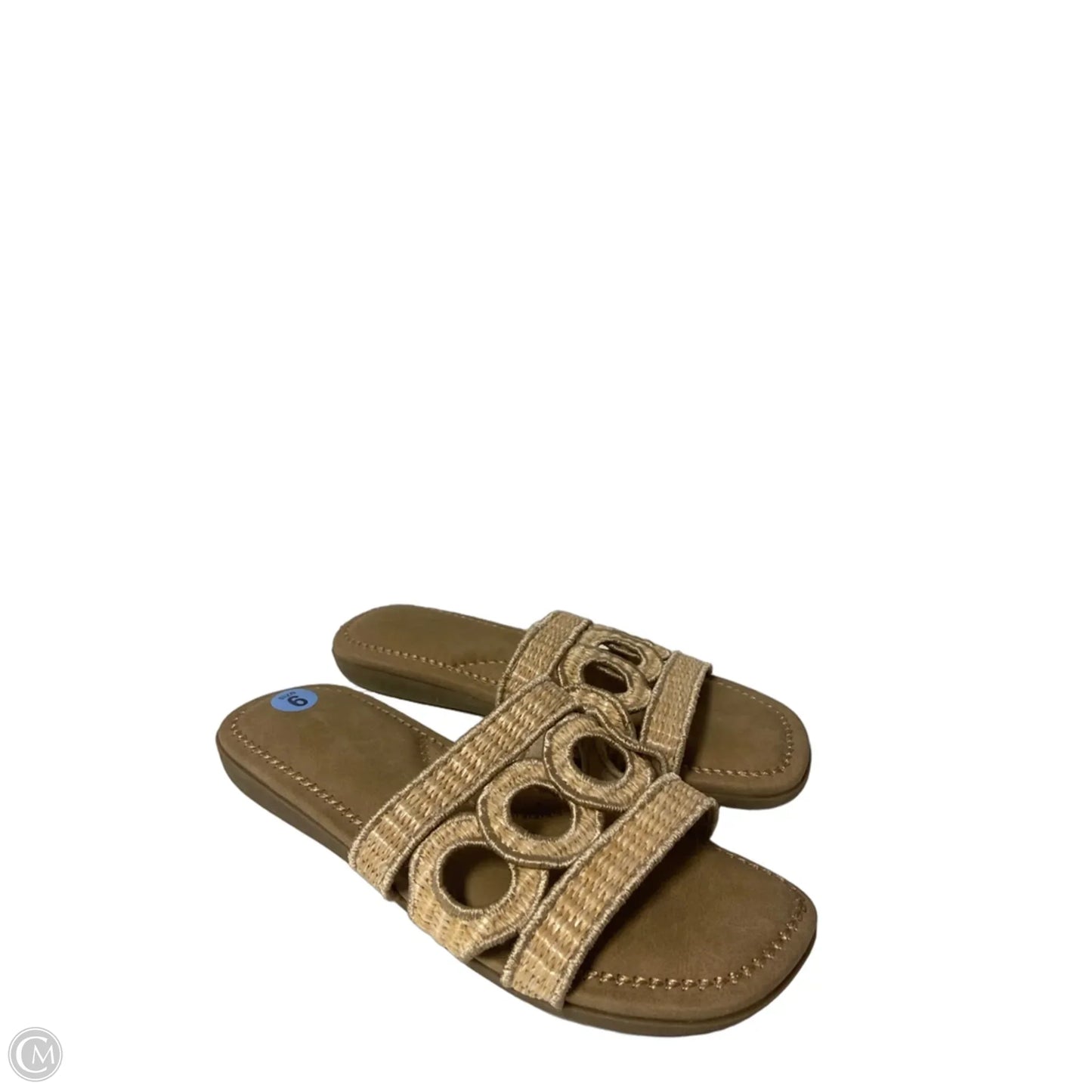 Sandals Flats By Clothes Mentor In Beige, Size: 6