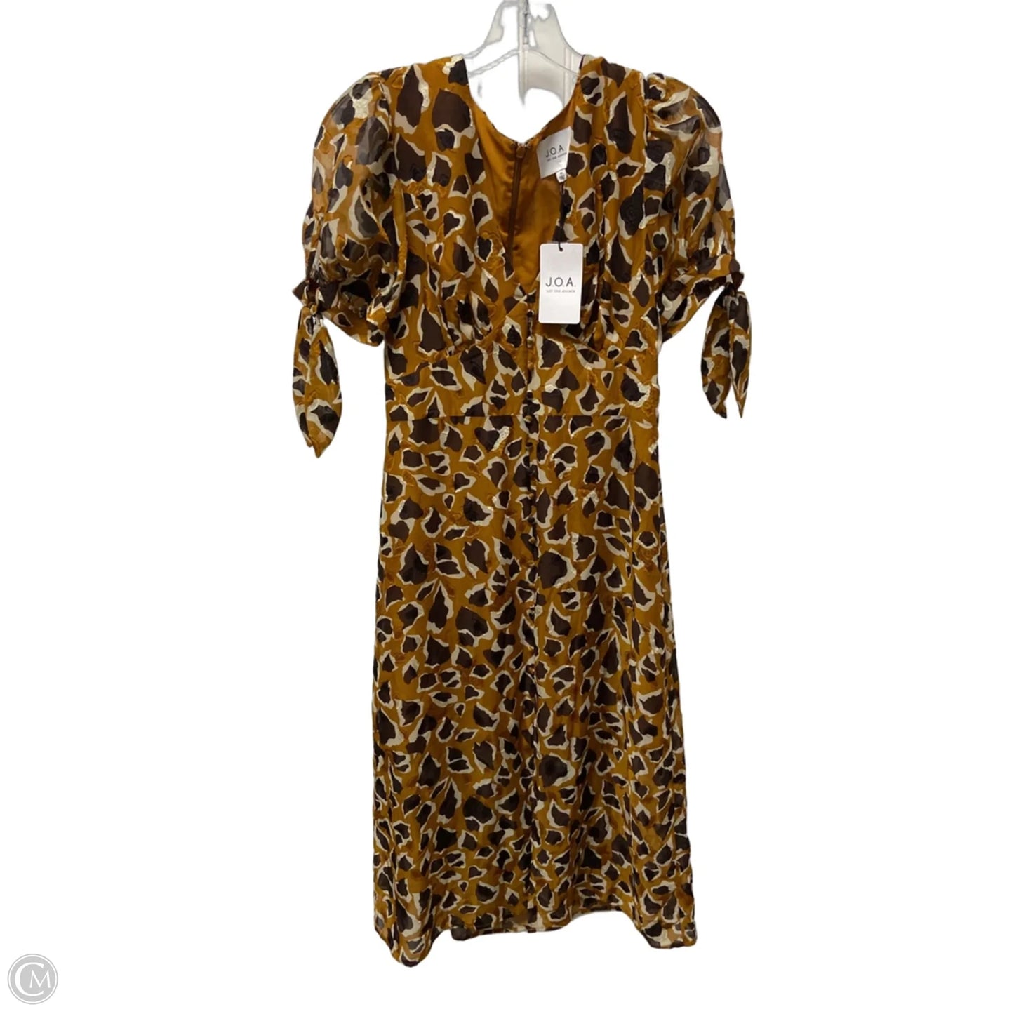 Dress Casual Midi By Joa In Brown, Size: M