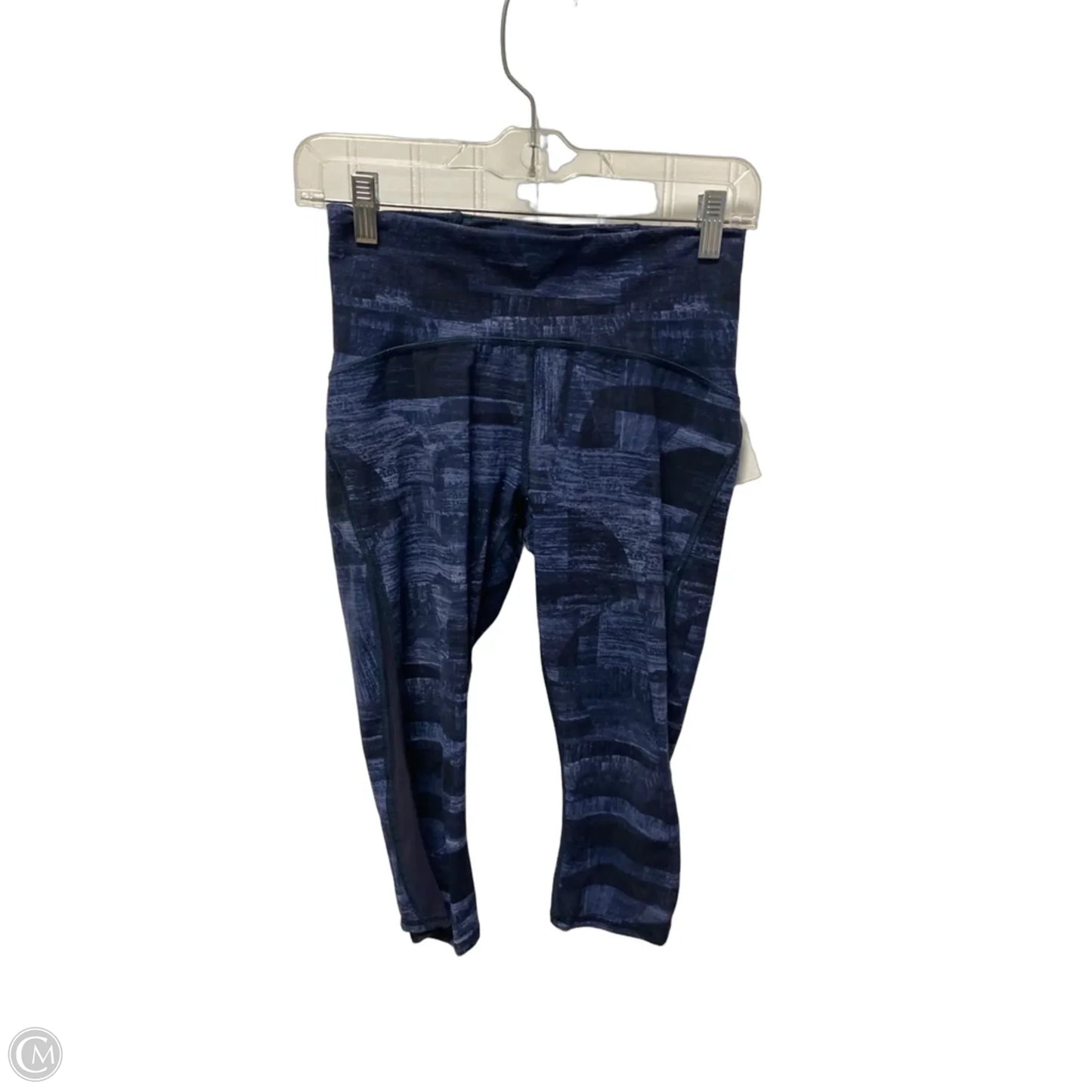 Athletic Leggings Capris By Lululemon In Blue, Size: S