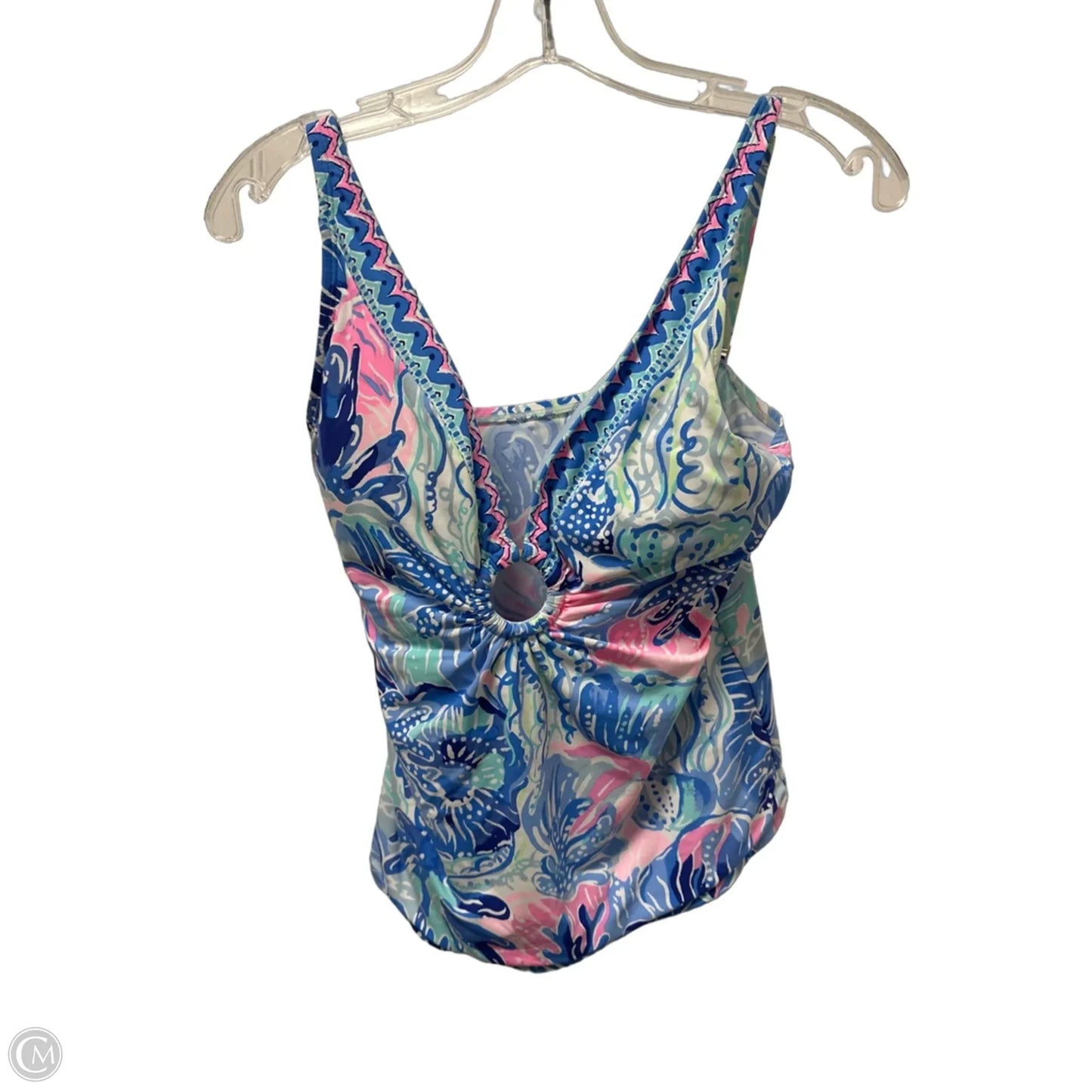 Swimsuit Designer By Lilly Pulitzer In Blue & Pink, Size: M