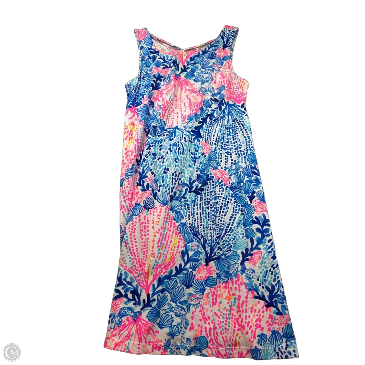 Dress Designer By Lilly Pulitzer In Blue & Pink, Size: Xs