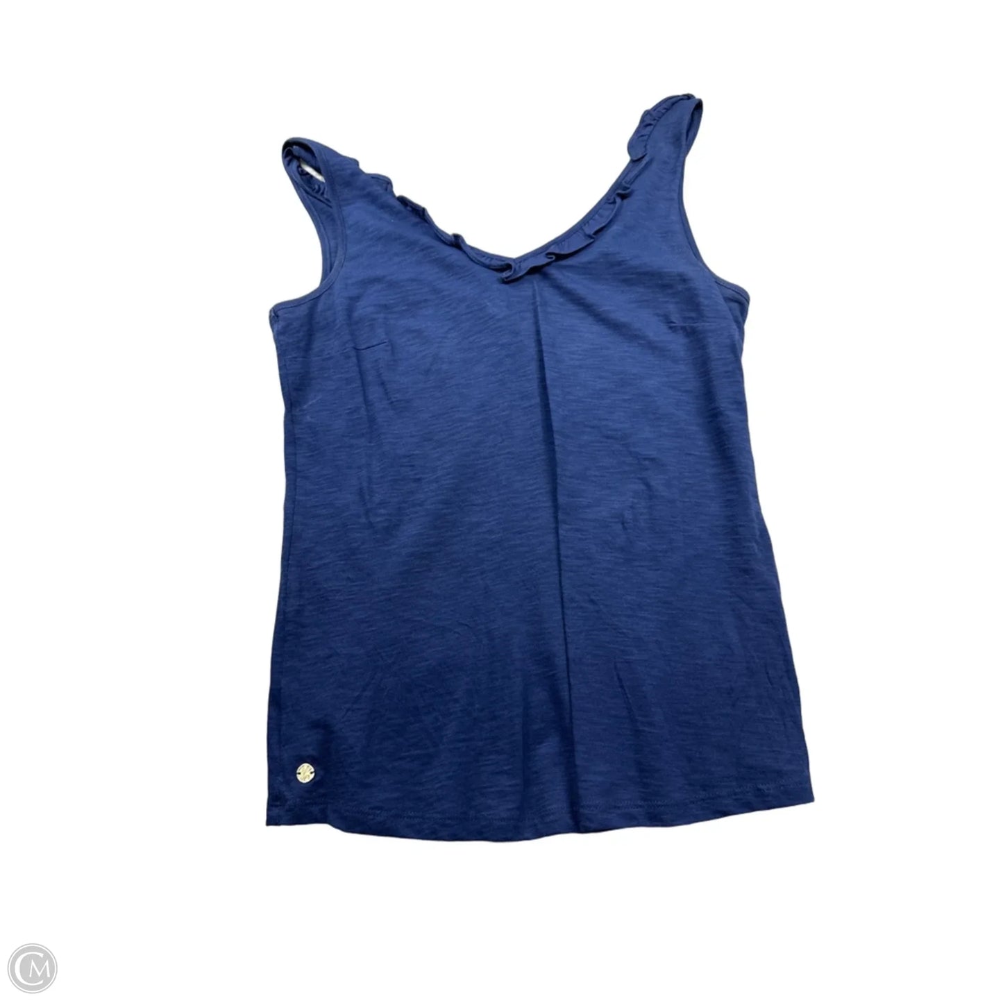 Top Sleeveless Designer By Lilly Pulitzer In Navy, Size: Xs