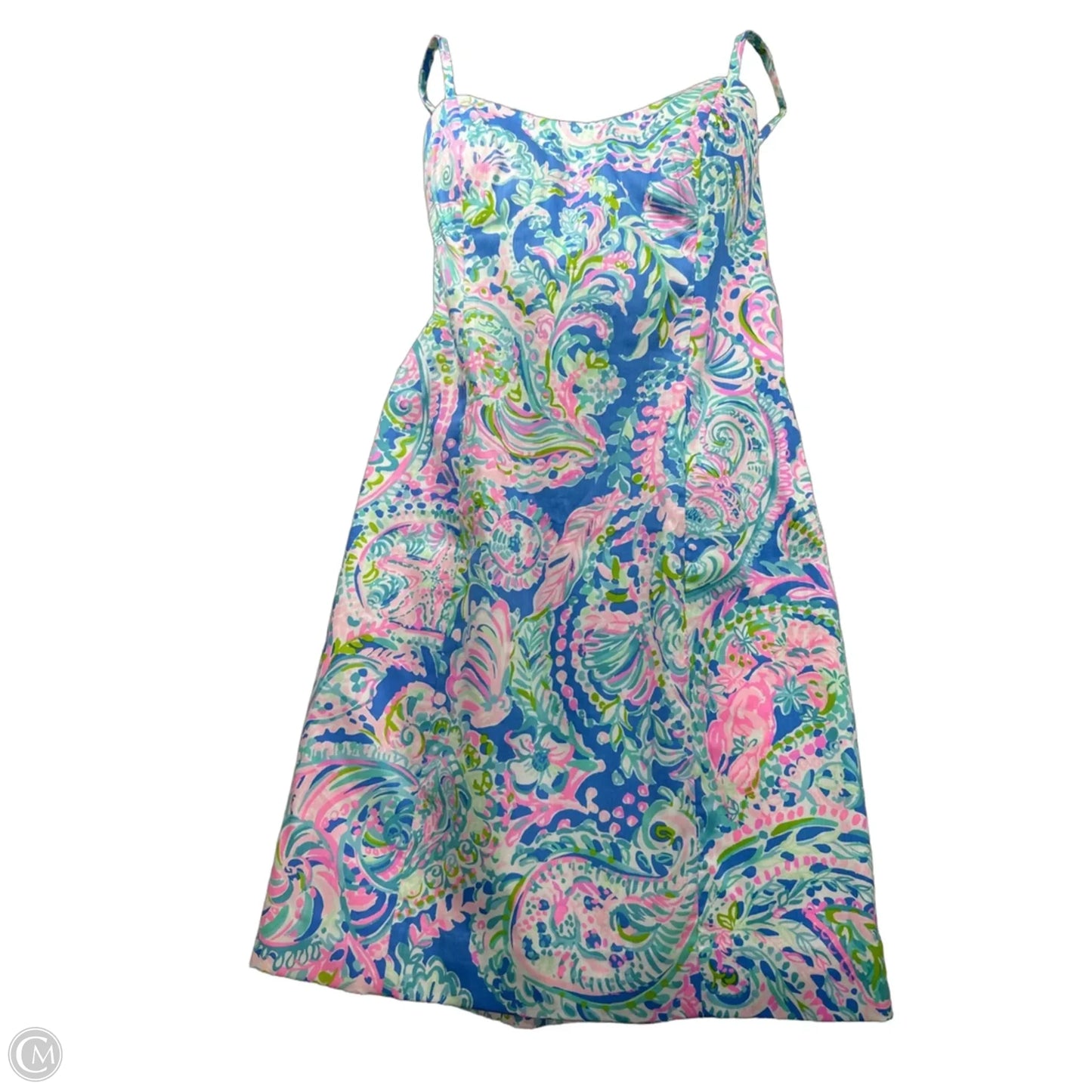 Dress Designer By Lilly Pulitzer In Blue & Orange, Size: Xs