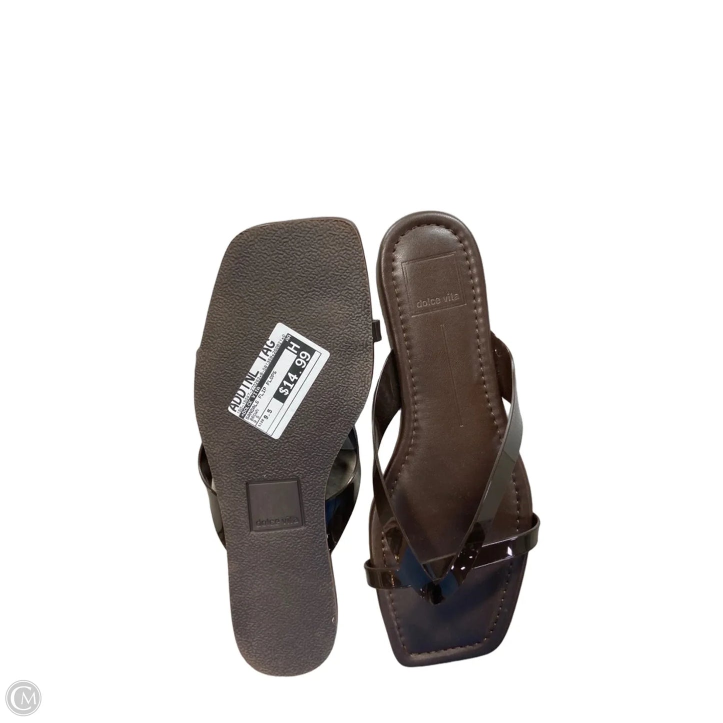 Sandals Flip Flops By Dolce Vita In Brown, Size: 9.5