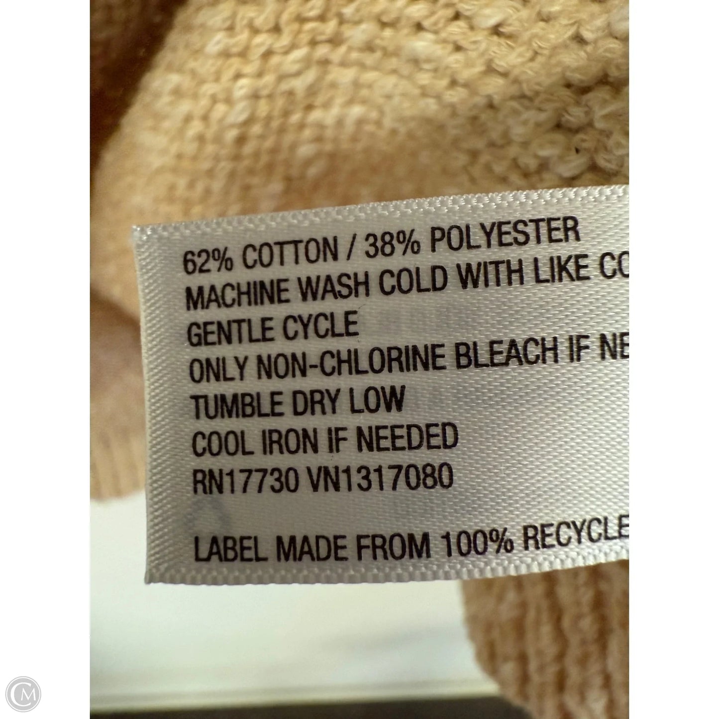 Sweater Short Sleeve By Universal Thread In Tan, Size: Xs