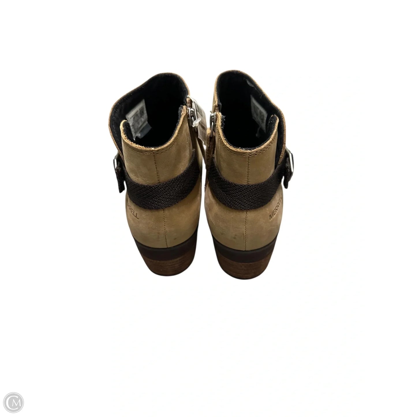 Shoes Heels Block By Merrell In Tan, Size: 9.5