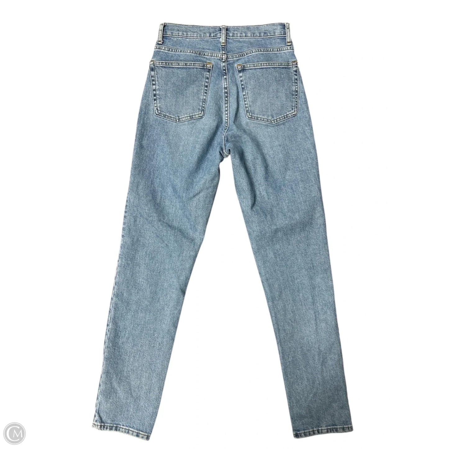 Jeans Straight By Everlane In Blue Denim, Size: 2