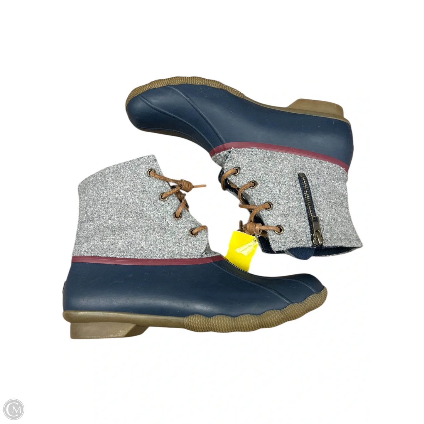 Boots Snow By Sperry In Blue & Grey, Size: 10