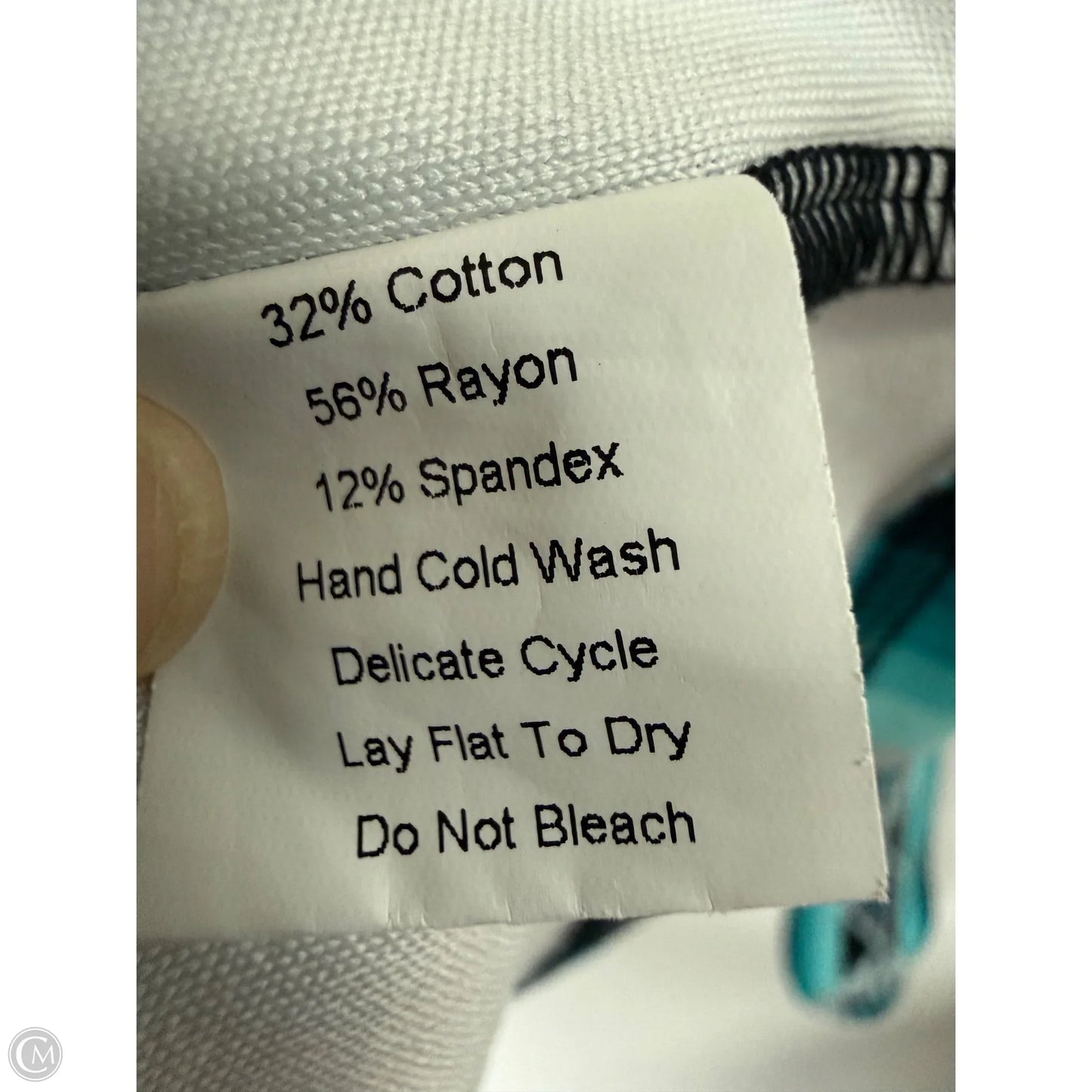 Top Long Sleeve By Clothes Mentor In Black & Blue, Size: S