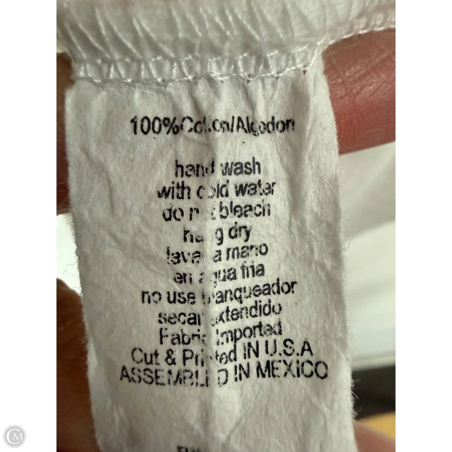 Top Short Sleeve By Tres Bien In Pink & White, Size: M