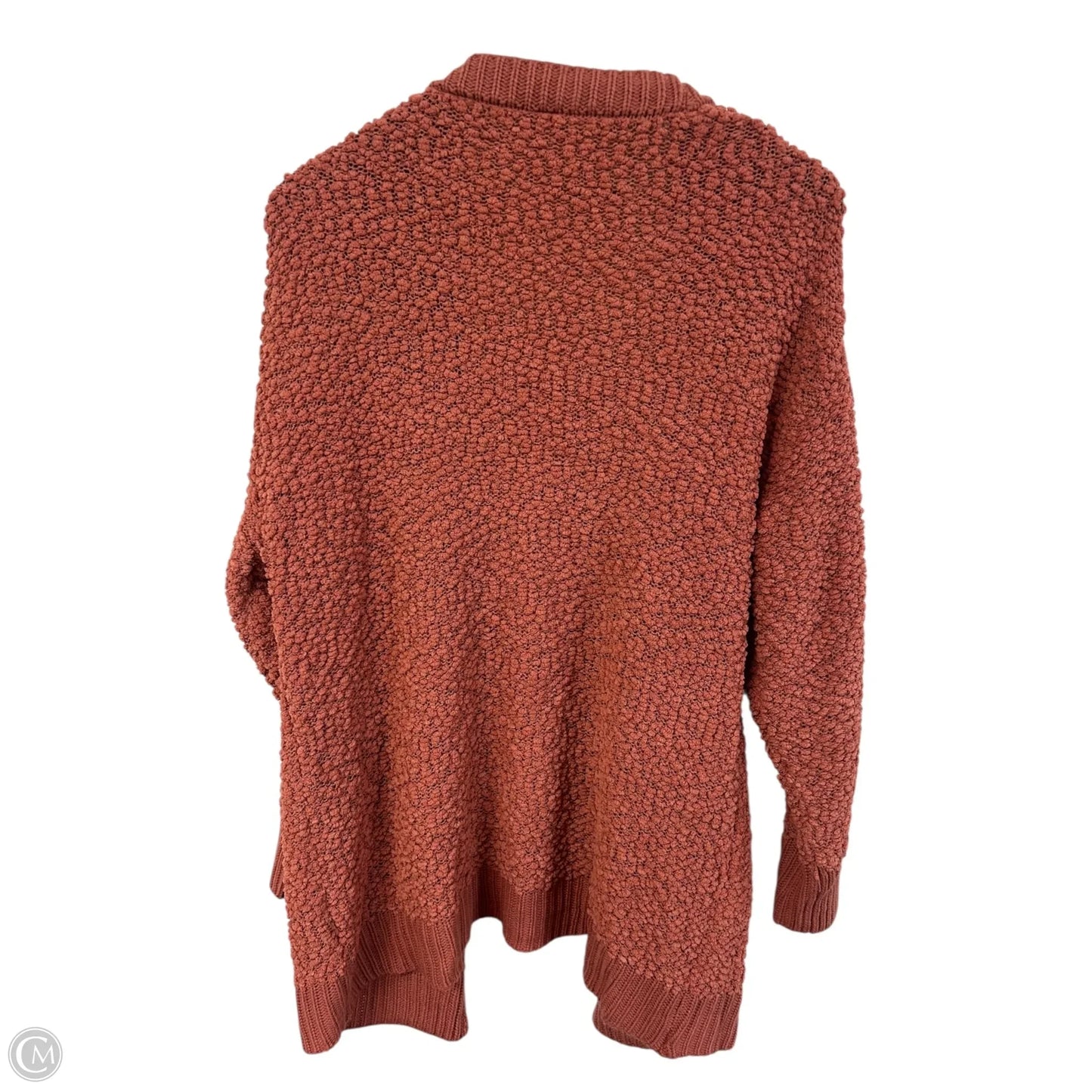 Sweater Cardigan By Zenana Outfitters In Pink, Size: Xl