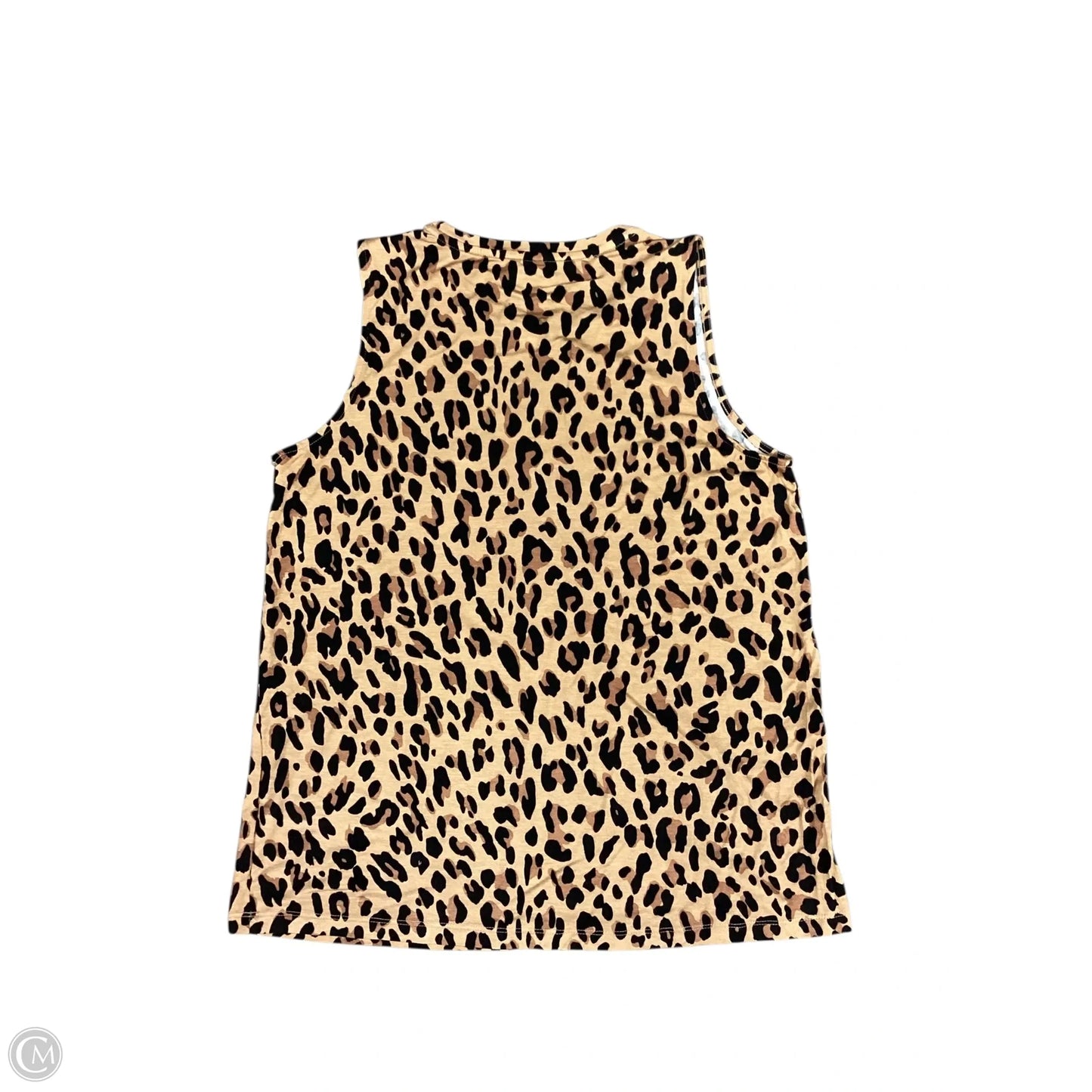 Top Sleeveless By Nine West In Animal Print, Size: M