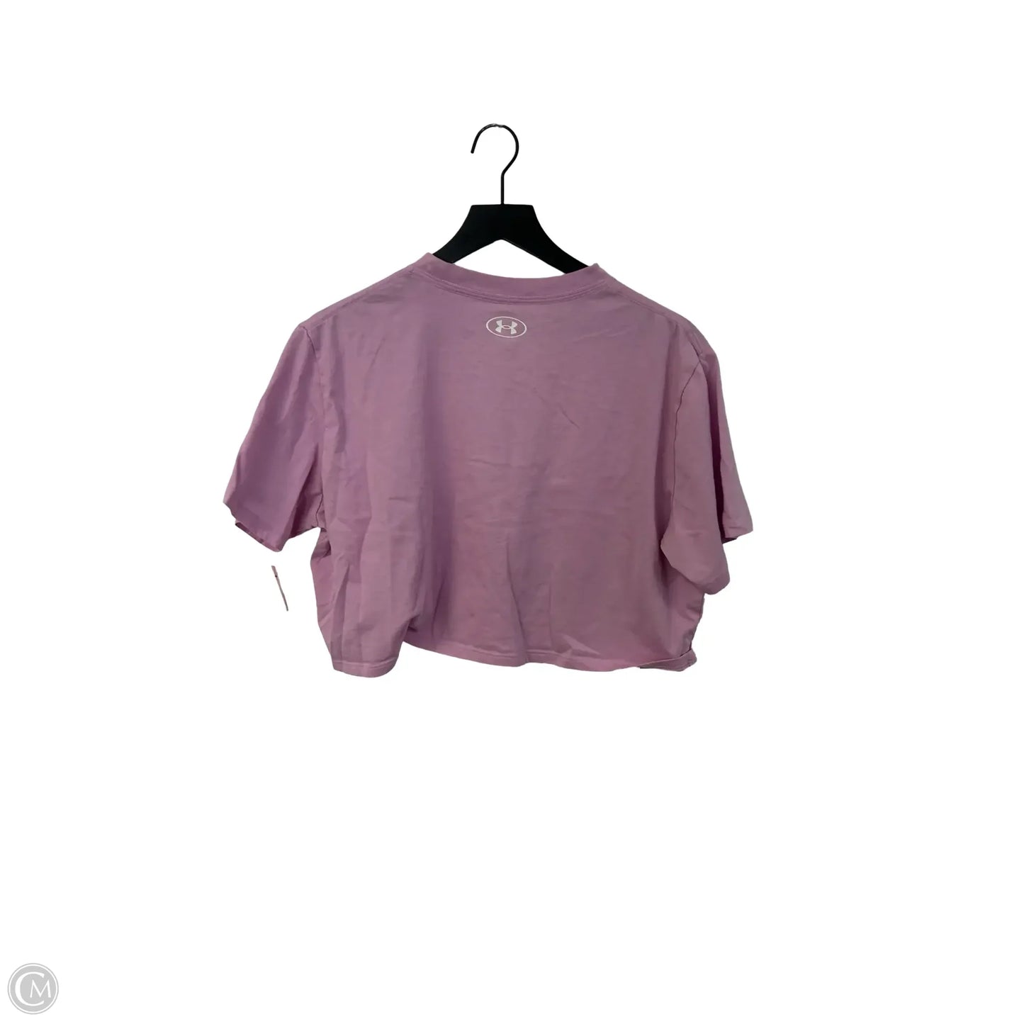 Athletic Top Short Sleeve By Under Armour In Pink, Size: S