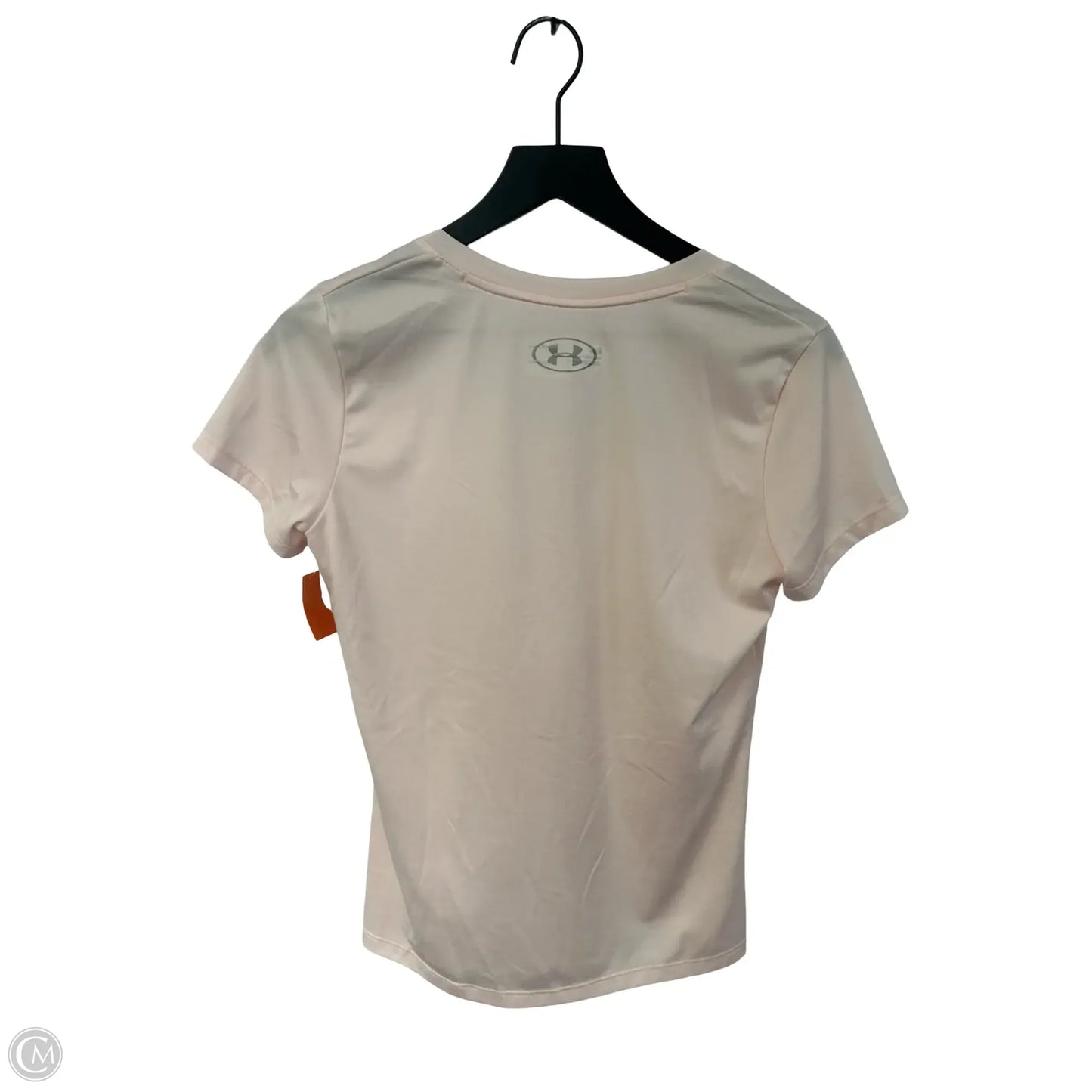 Athletic Top Short Sleeve By Under Armour In Pink, Size: S