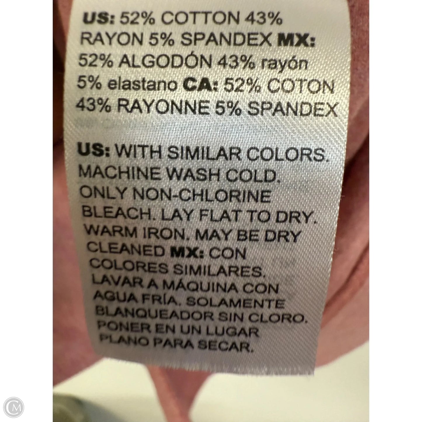 Top Long Sleeve By Chicos In Pink, Size: S