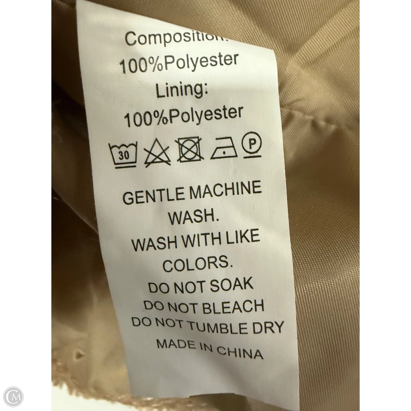 Blazer By Cme In Tan, Size: L