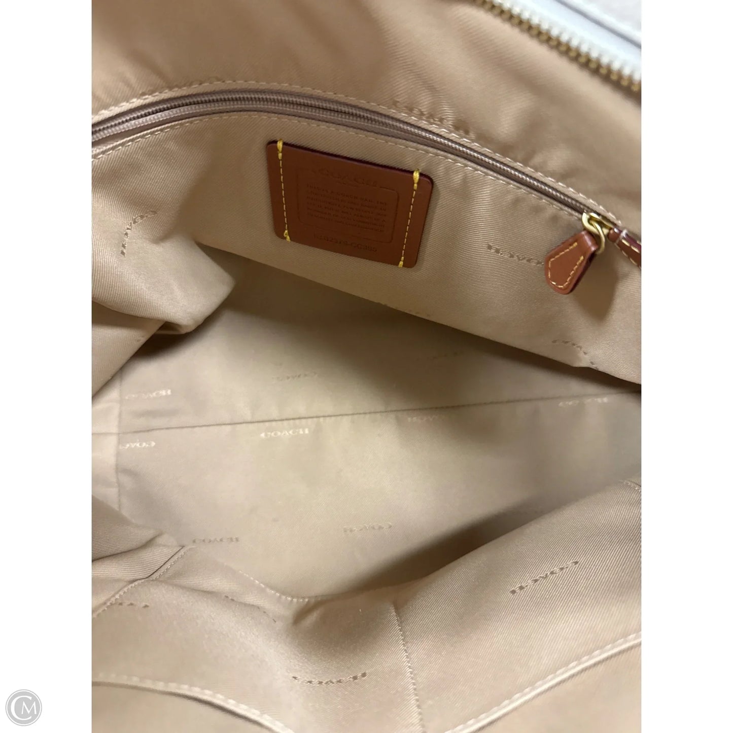 Handbag Designer By Coach, Size: Medium