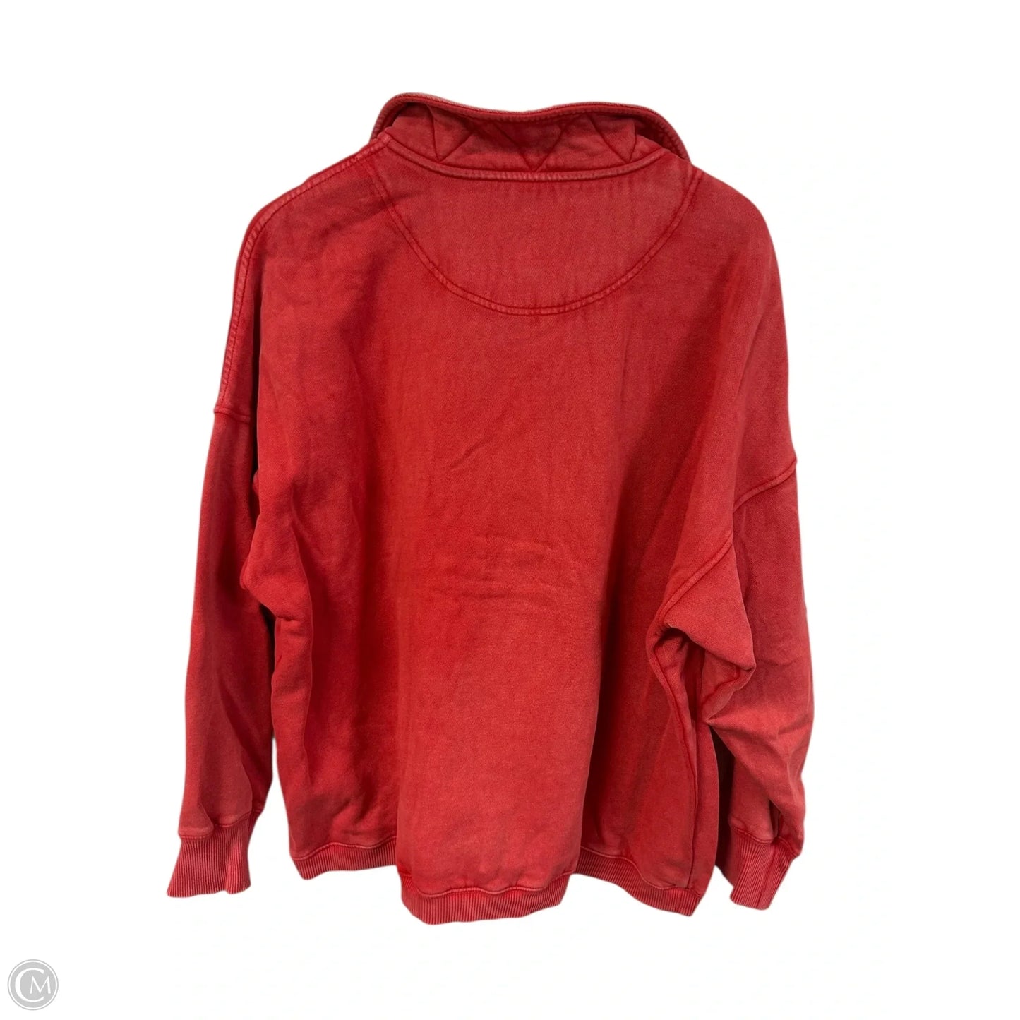Sweatshirt Collar By Aerie In Coral, Size: L