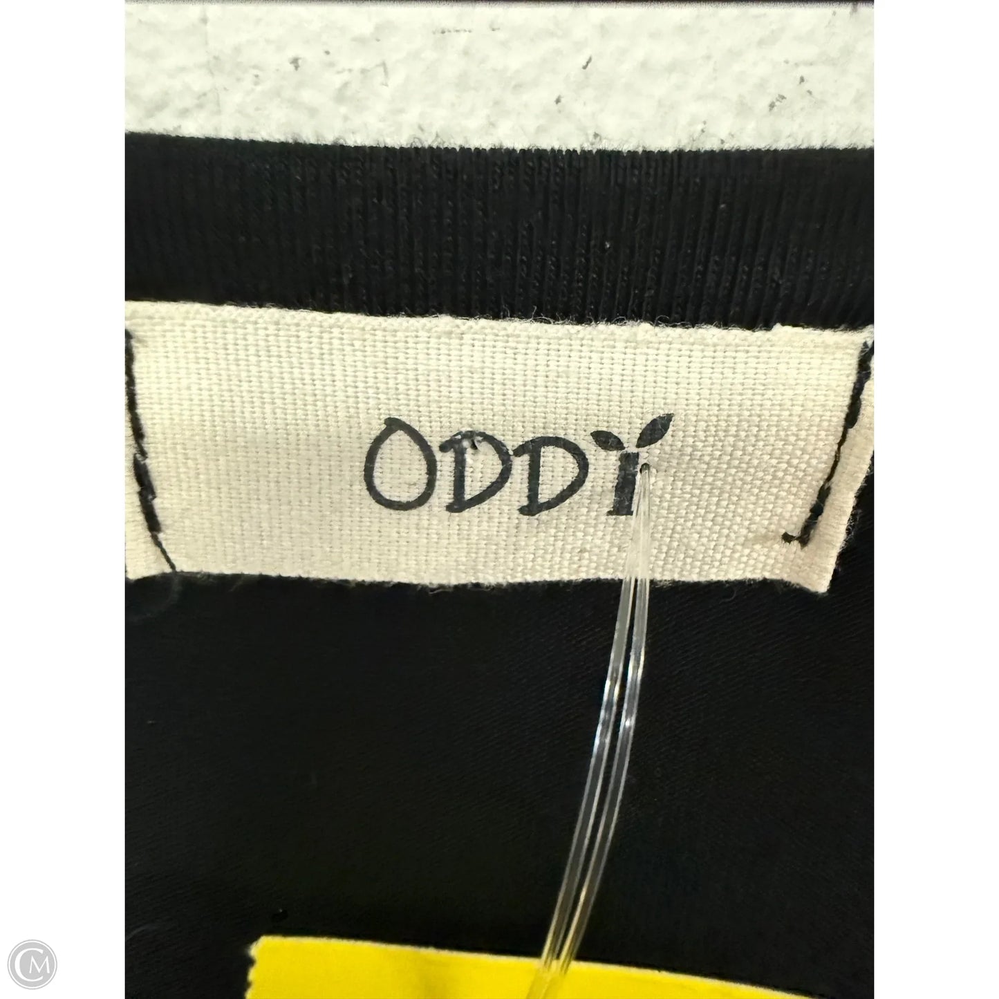 Tunic Long Sleeve By Oddi In Black, Size: L