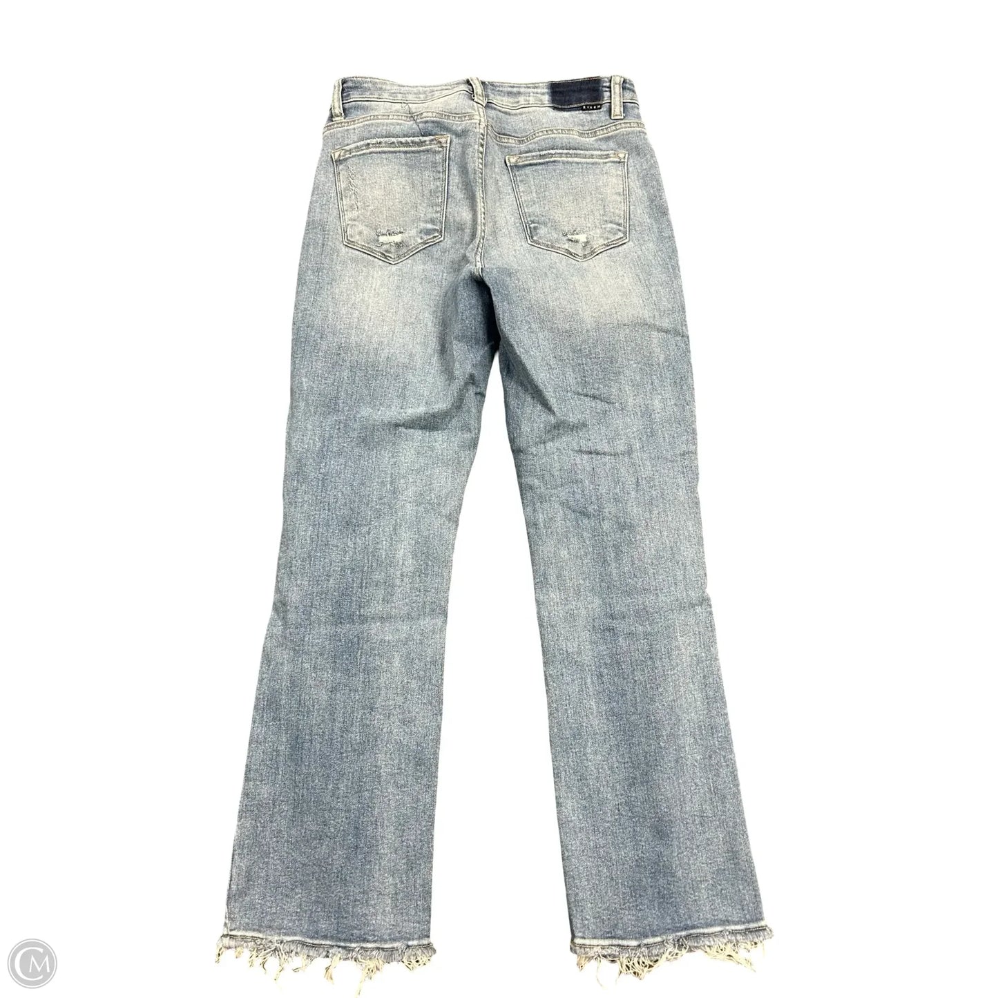 Jeans Straight By Risen In Blue Denim, Size: 8