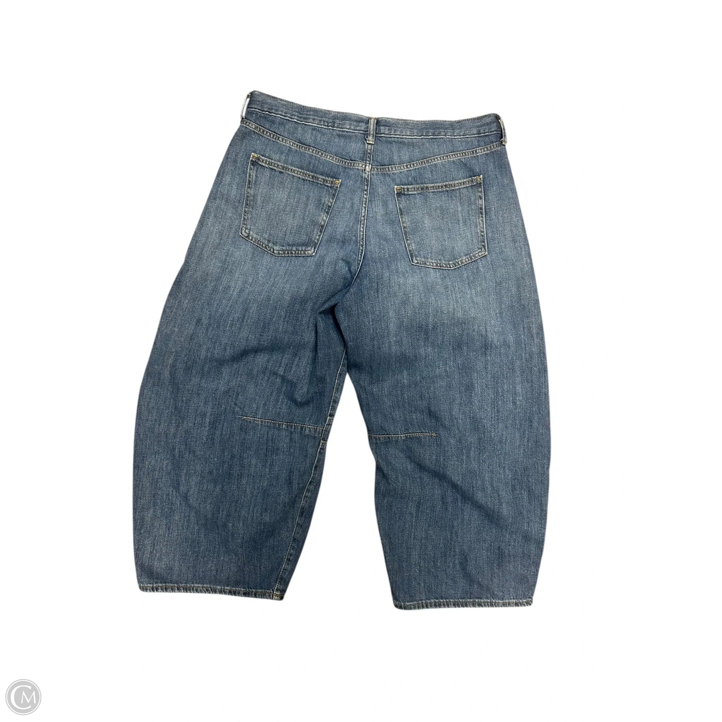 Jeans Wide Leg By Gap In Blue Denim, Size: 16
