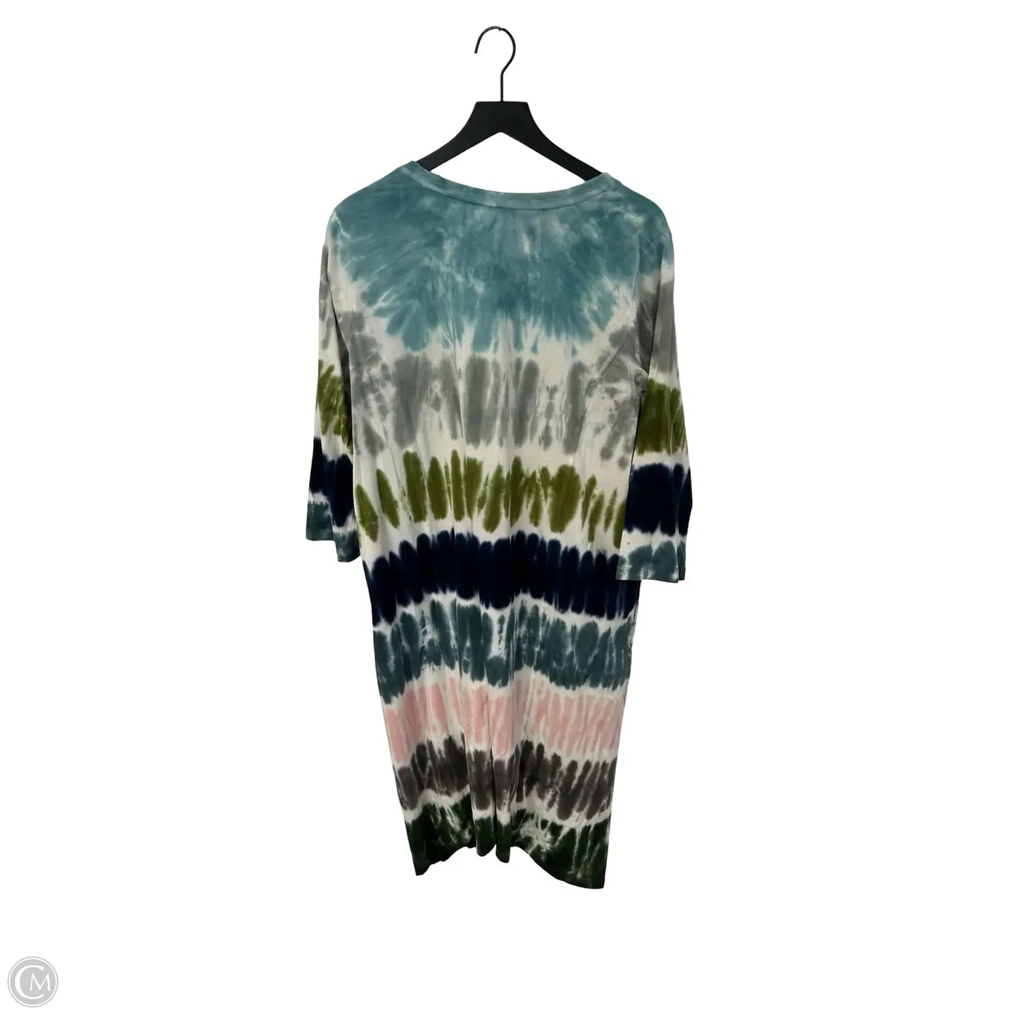 Dress Casual Midi By Logo In Tie Dye Print, Size: Xl
