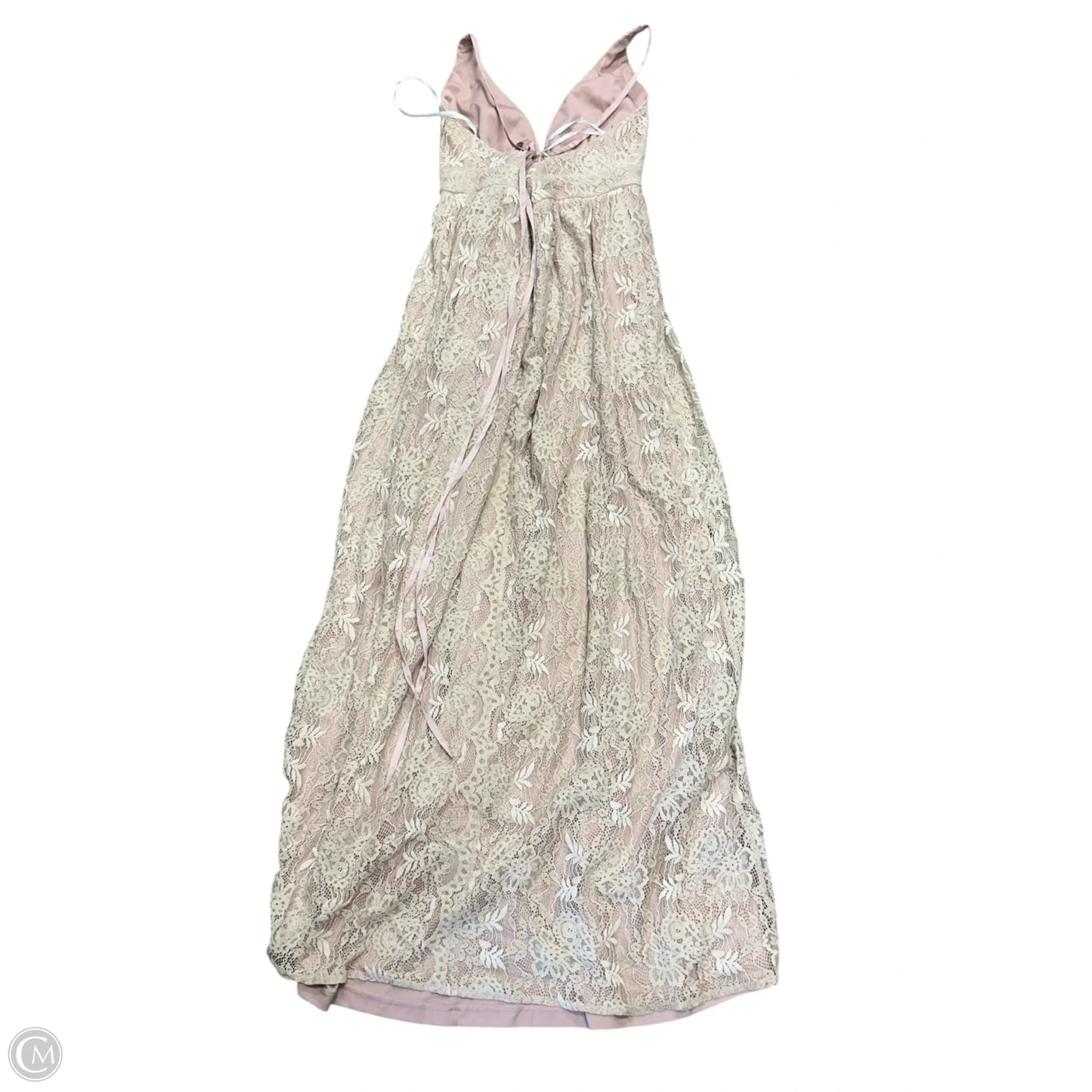 Dress Party Long By Lulus In Pink, Size: M