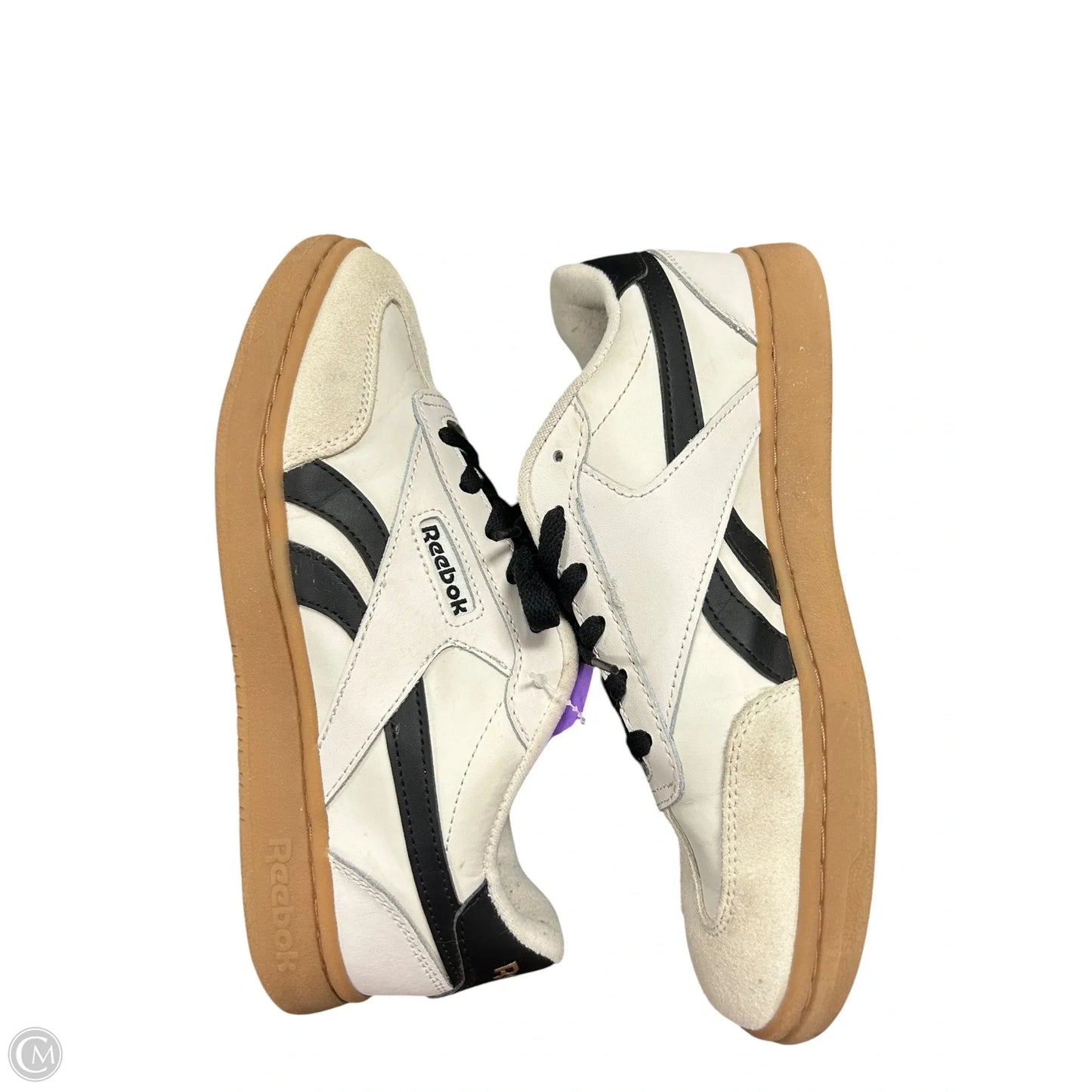 Shoes Sneakers By Reebok In Black & White, Size: 7.5